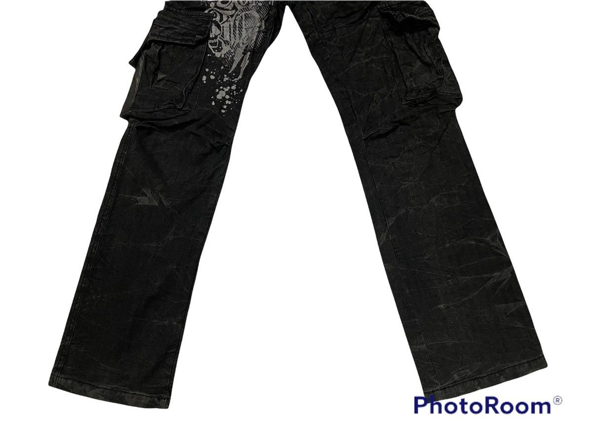 Japanese Brand Japanese Brand Streetwear Double Waist Cargo Pants Size US 29 - 4 Thumbnail