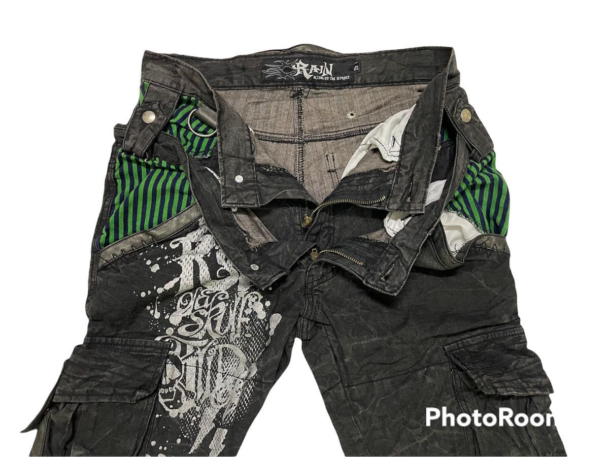 Japanese Brand Japanese Brand Streetwear Double Waist Cargo Pants Size US 29 - 6 Thumbnail