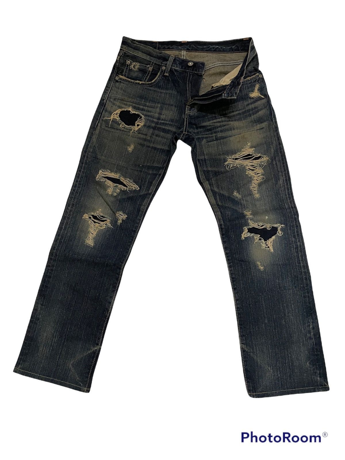 Edwin Japanese Brand Edwin Distressed Denim Size US 30 / EU 46 - 2 Thumbnail