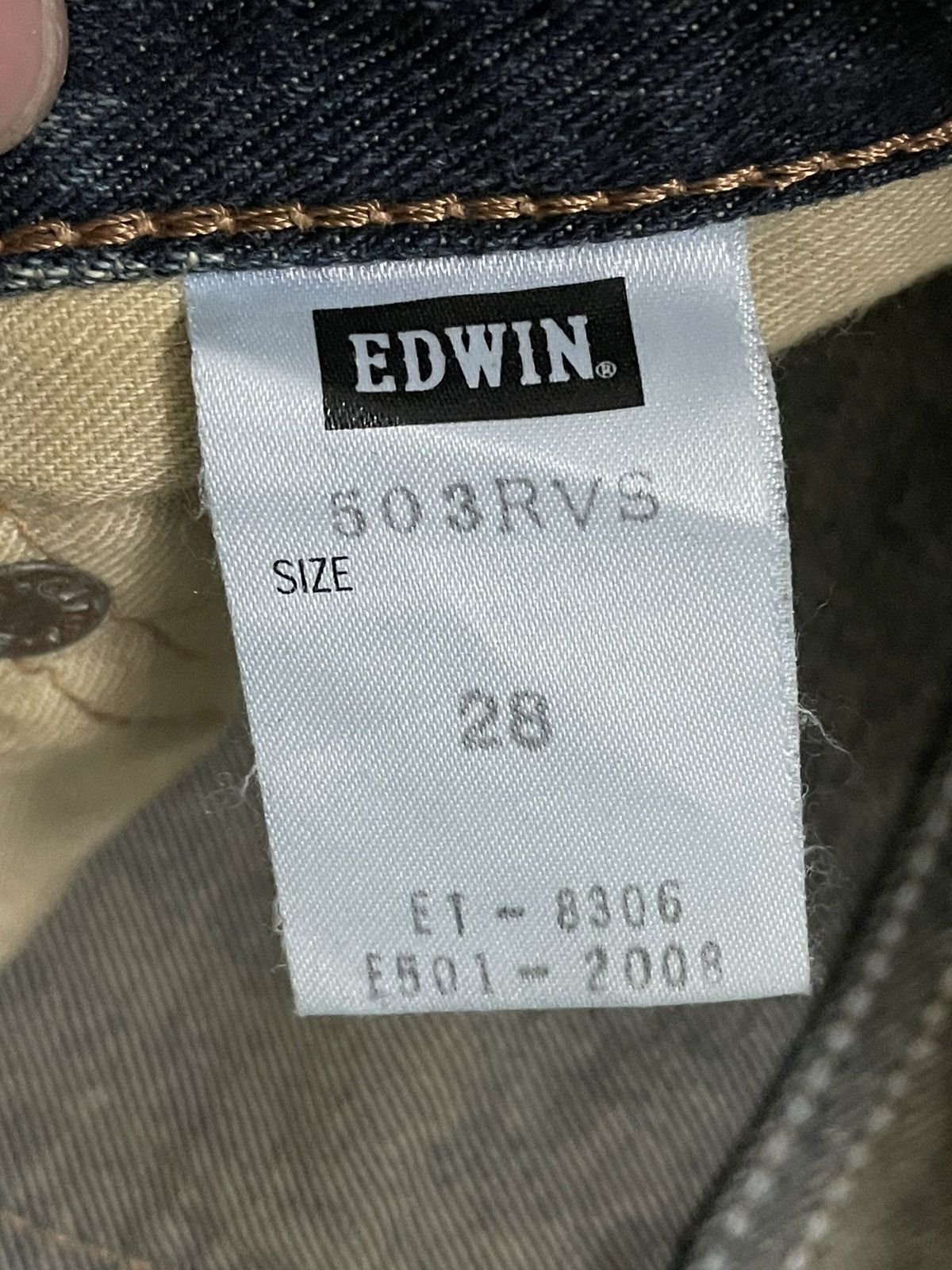 Edwin Japanese Brand Edwin Distressed Denim Size US 30 / EU 46 - 9 Thumbnail