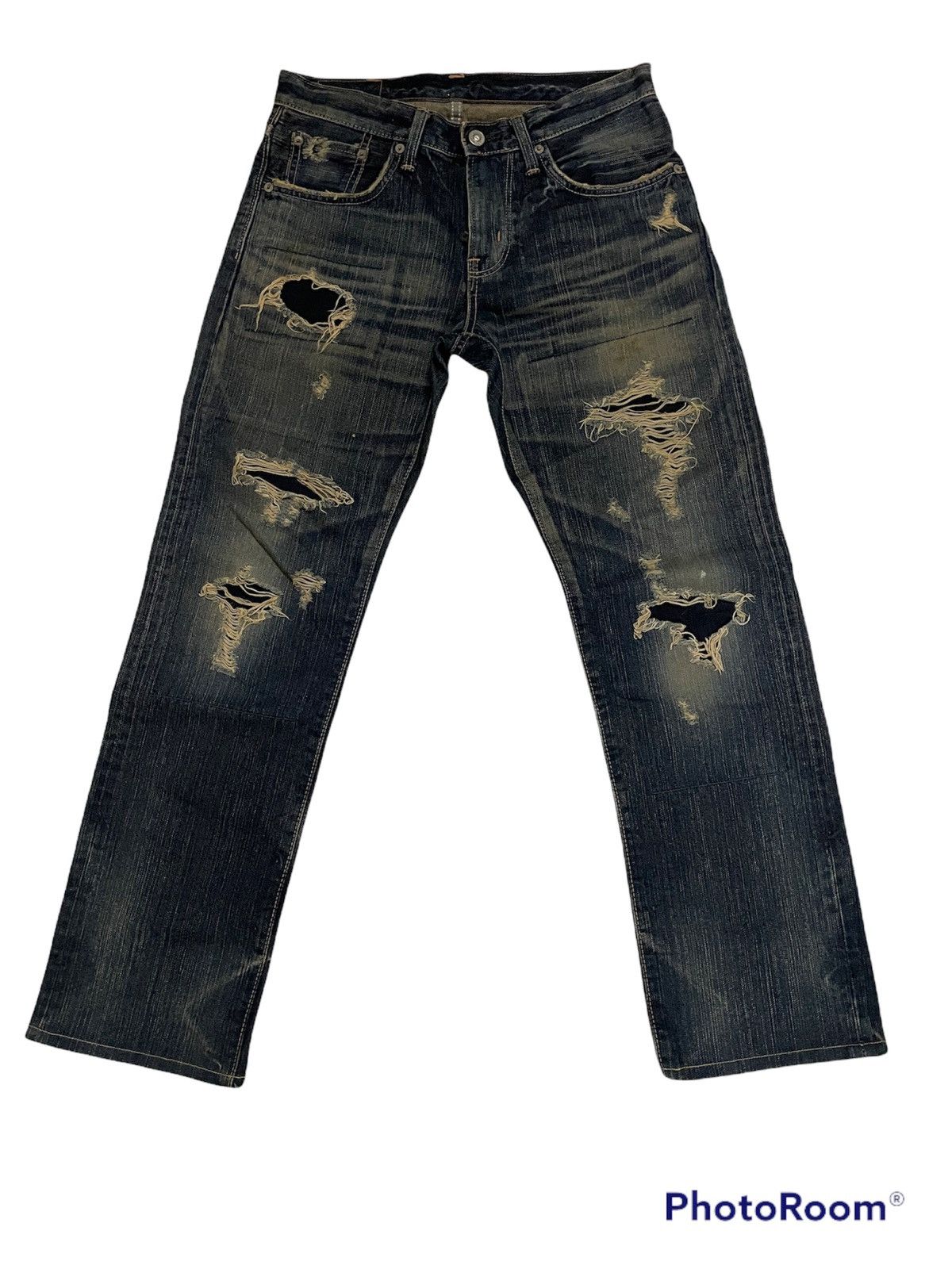 Edwin Japanese Brand Edwin Distressed Denim Size US 30 / EU 46 - 1 Thumbnail
