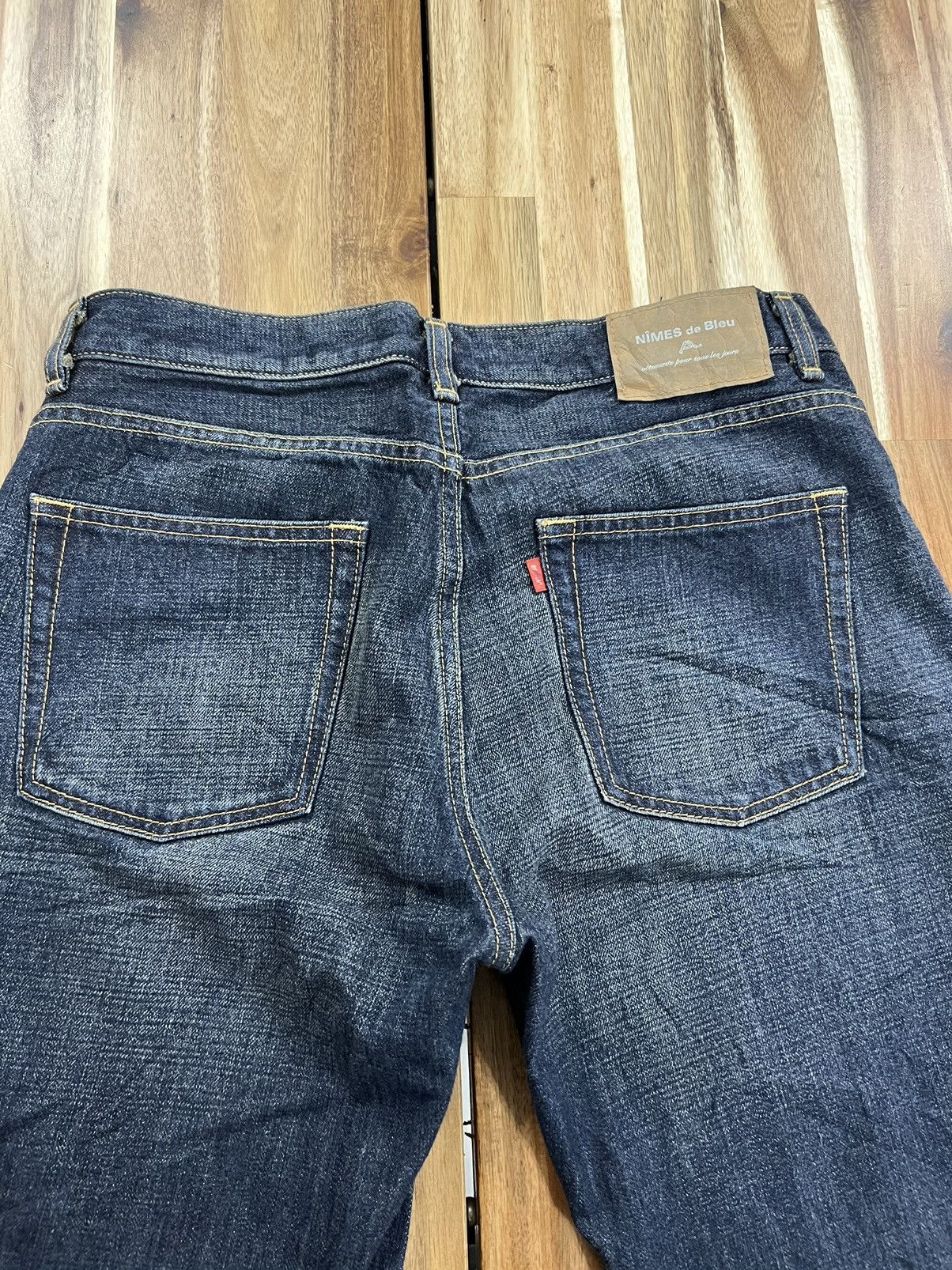 Japanese Brand Nimes De Blues Vetements Pour Selvedge Brand Denim Jeans Size US 31 - 8 Thumbnail