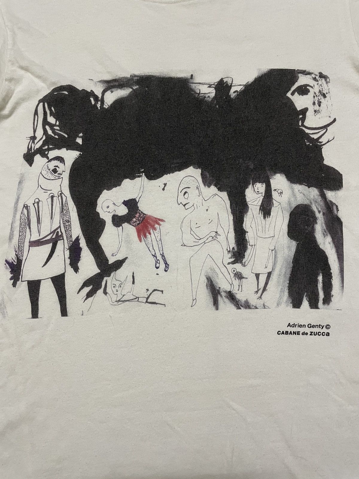 CABANE de ZUCCa Vintage Cabane De Zucca Adrien Genty T-Shirt Size US M / EU 48-50 / 2 - 5 Thumbnail