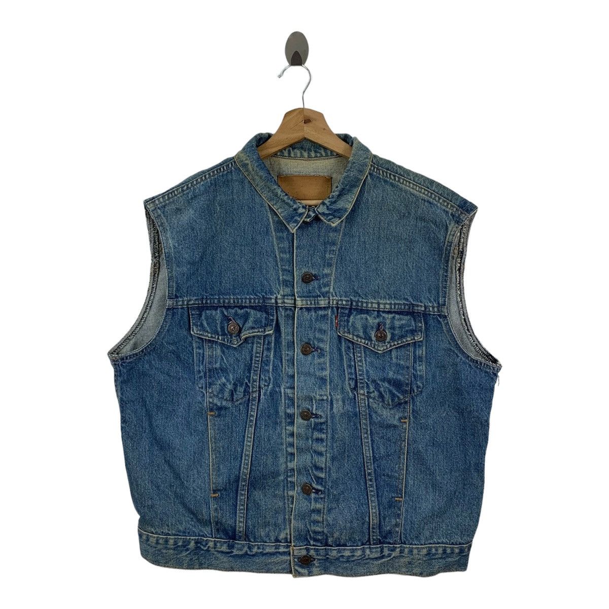 Levi's × Stussy STUSSY X LEVI'S EMBOSSED DENIM TRUCKER JACKET SIZE
