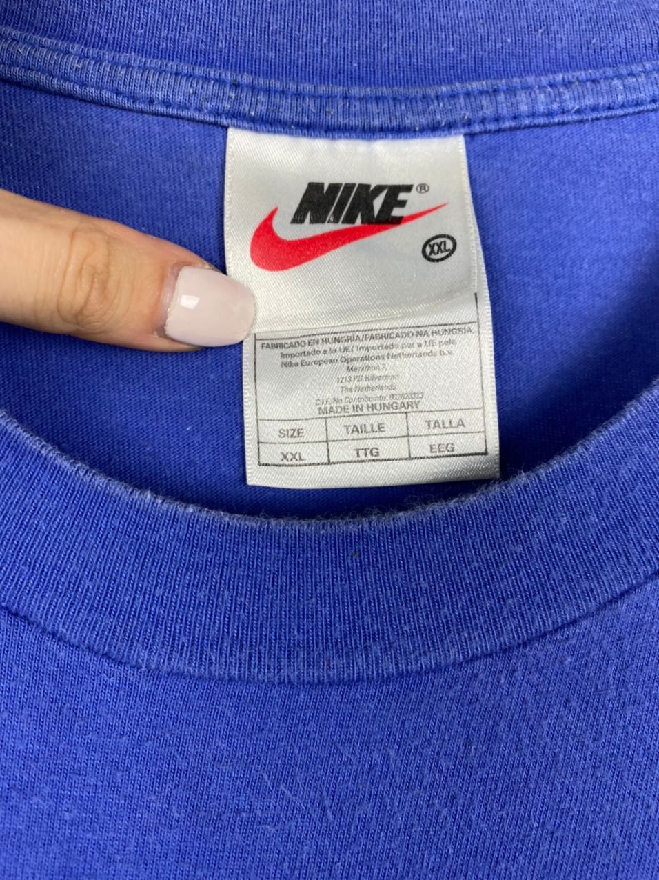 Nike Nike vintage big logo T-shirts blue size XXL Size US XXL / EU 58 / 5 - 3 Thumbnail