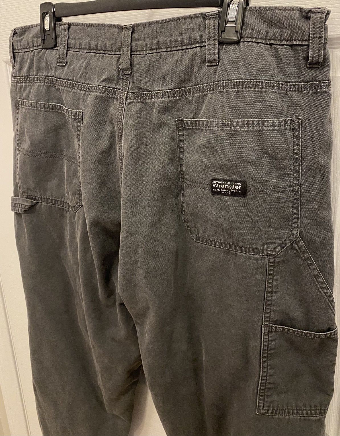 Wrangler Wrangler Mens Grey Work Pants /w Fleece Interior Size US 36 / EU 52 - 9 Thumbnail