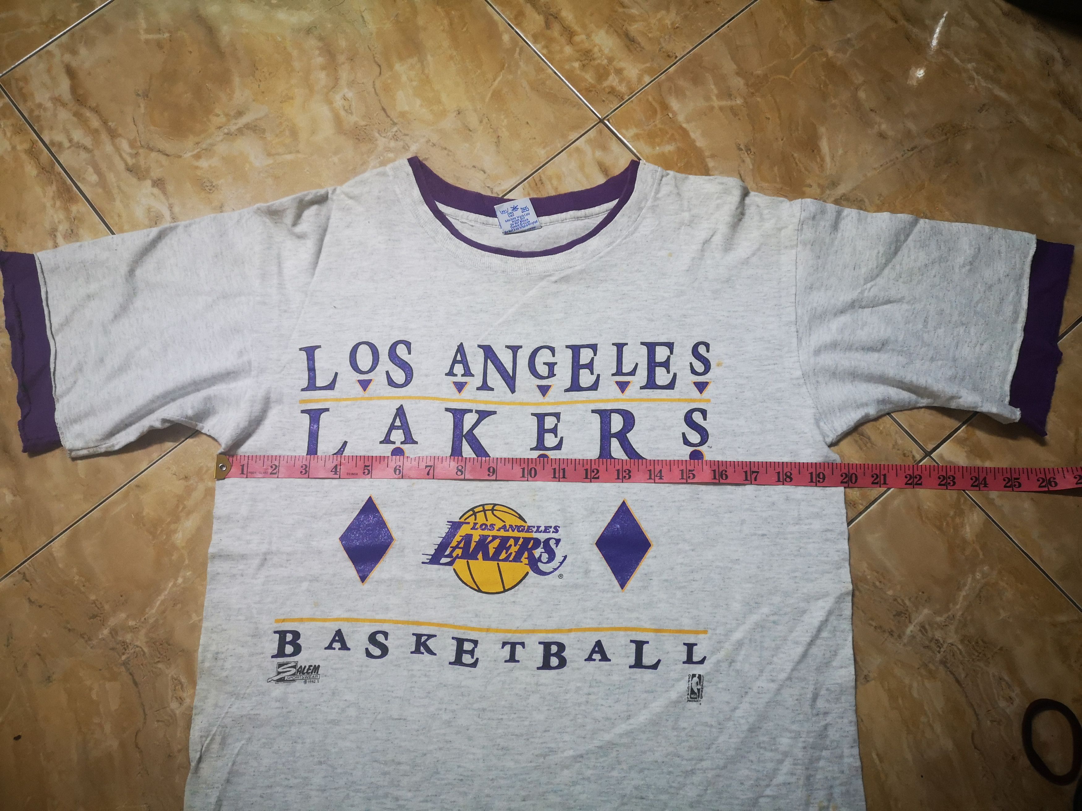 NBA × Salem Sportswear × Vintage Vintage Lakers Basketball Size US M / EU 48-50 / 2 - 12 Thumbnail