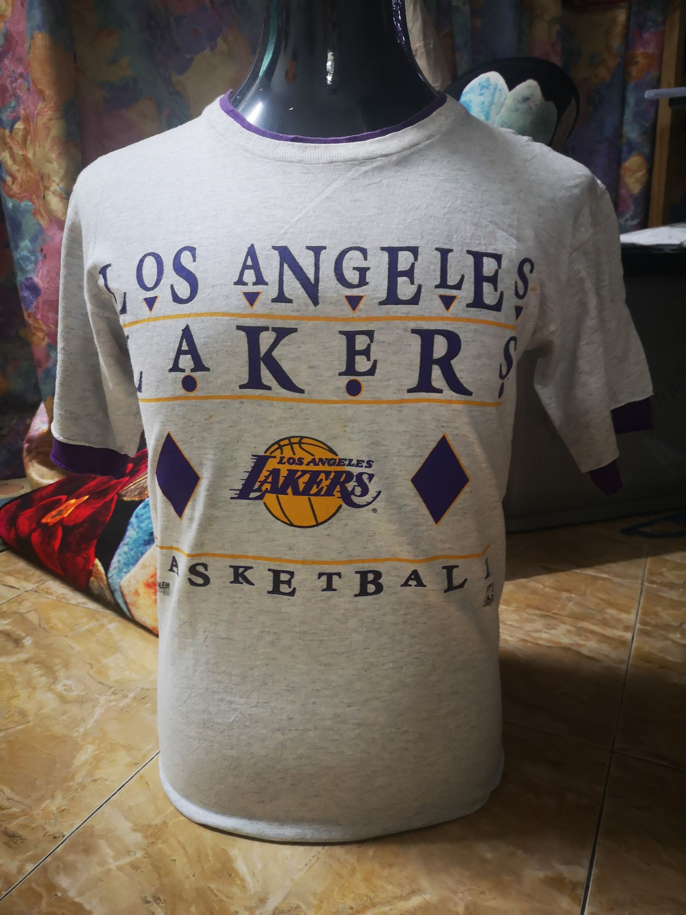 NBA × Salem Sportswear × Vintage Vintage Lakers Basketball Size US M / EU 48-50 / 2 - 1 Thumbnail