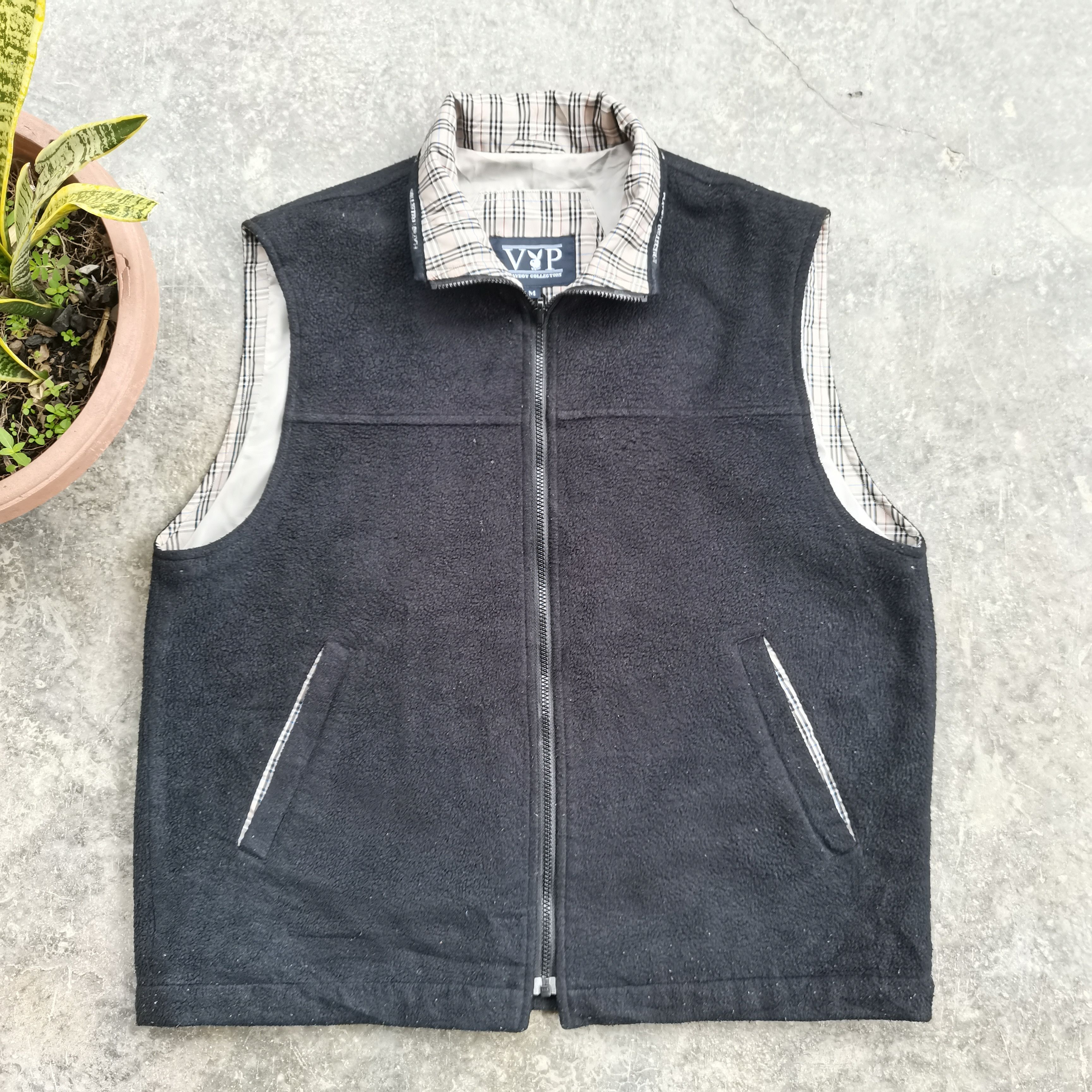 Playboy × Vintage VIP PLAYBOY Fleece Vests Size US M / EU 48-50 / 2 - 1 Thumbnail