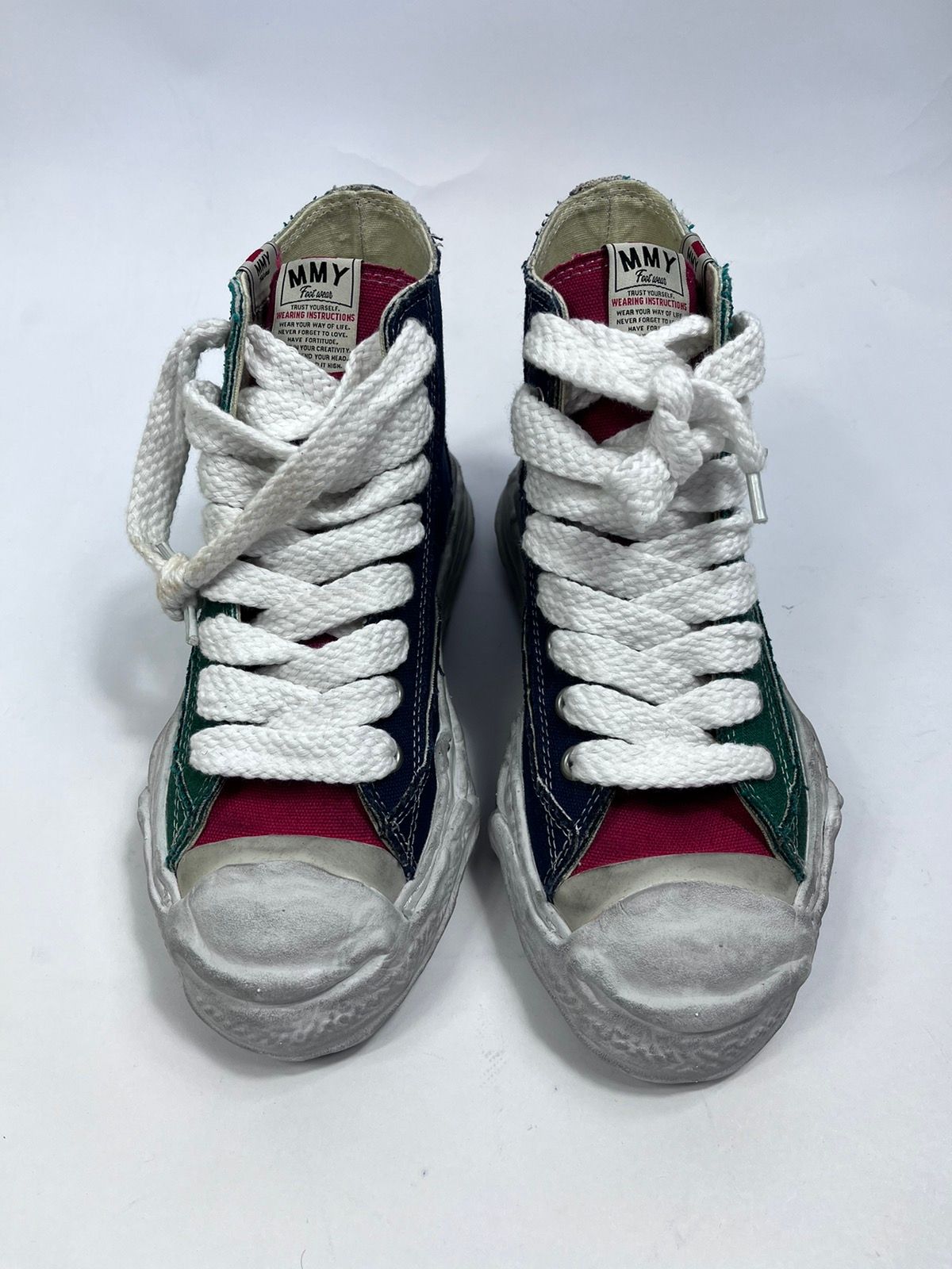 Pre-owned Miharayasuhiro Mmy High Top Sneakers In Multicolor
