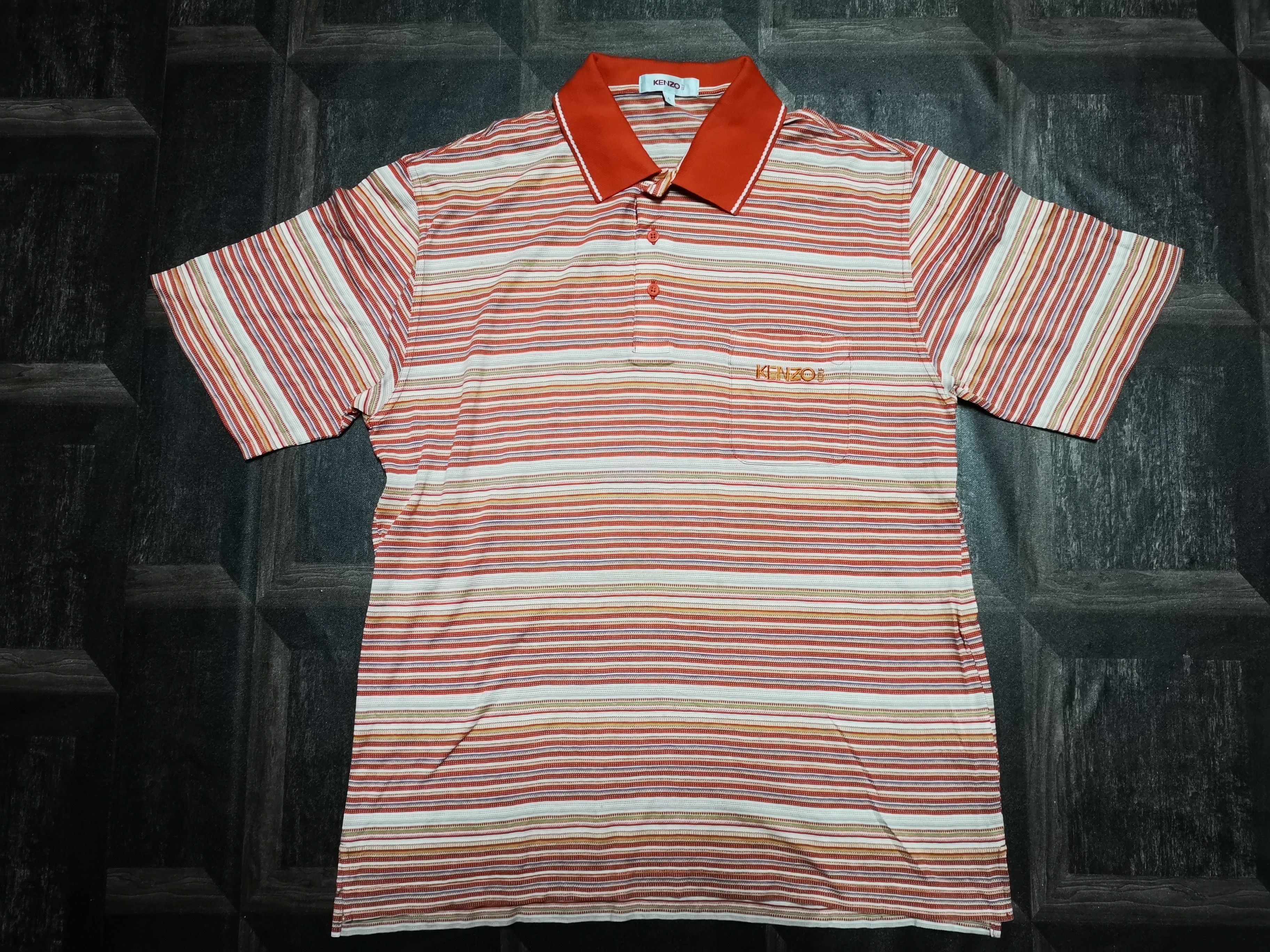 Japanese Brand Kenzo Golf Polo Shirt Size US L / EU 52-54 / 3 - 3 Thumbnail