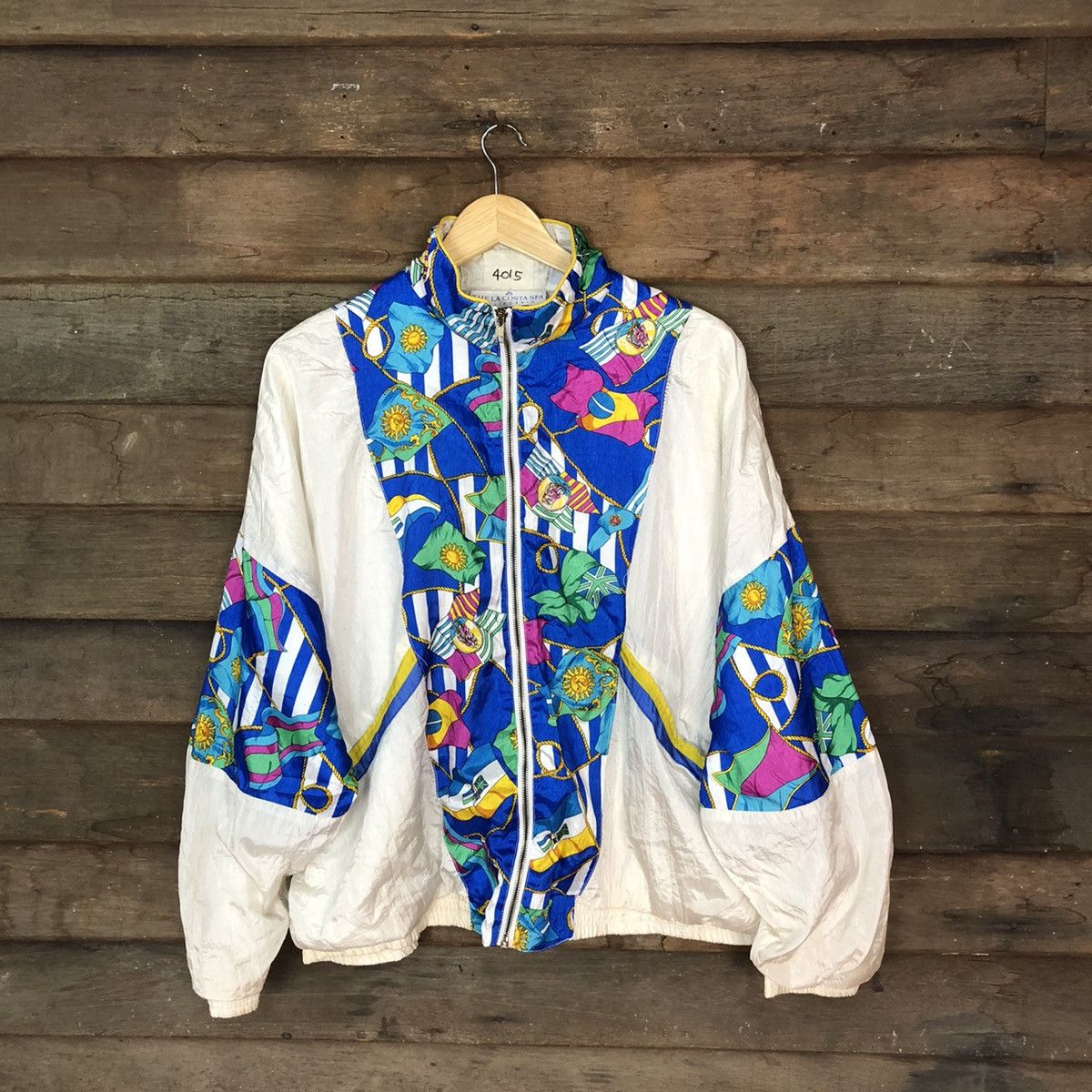 The La Costa Spa art White Jacket windbreaker #4015