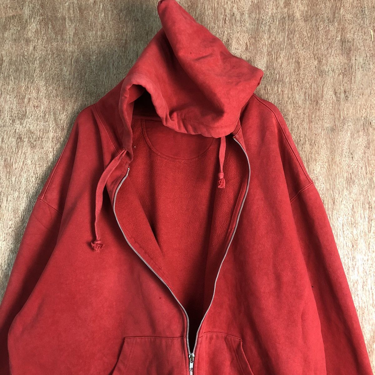 Champion DL XXXL Champion vintage Oversize Red Hoodies sweater #c169 Size US XXL / EU 58 / 5 - 12 Thumbnail