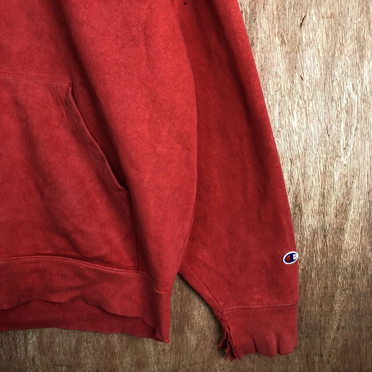 Champion DL XXXL Champion vintage Oversize Red Hoodies sweater #c169 Size US XXL / EU 58 / 5 - 5 Thumbnail