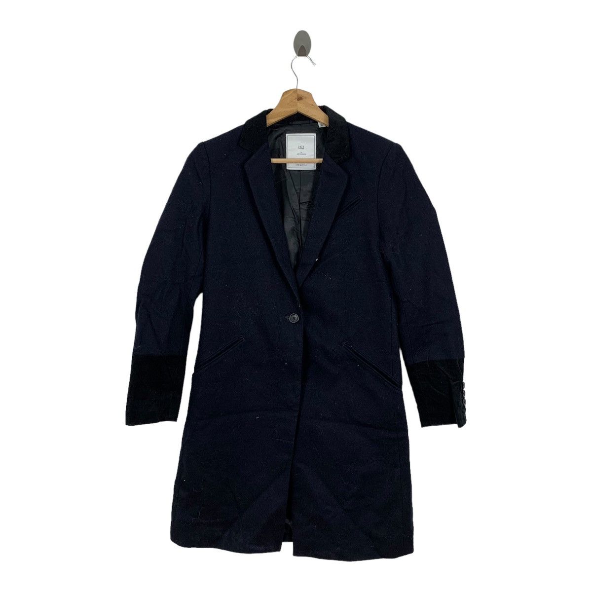 Vintage Japanese Designer Uniqlo Undercover Wool Long Coat l