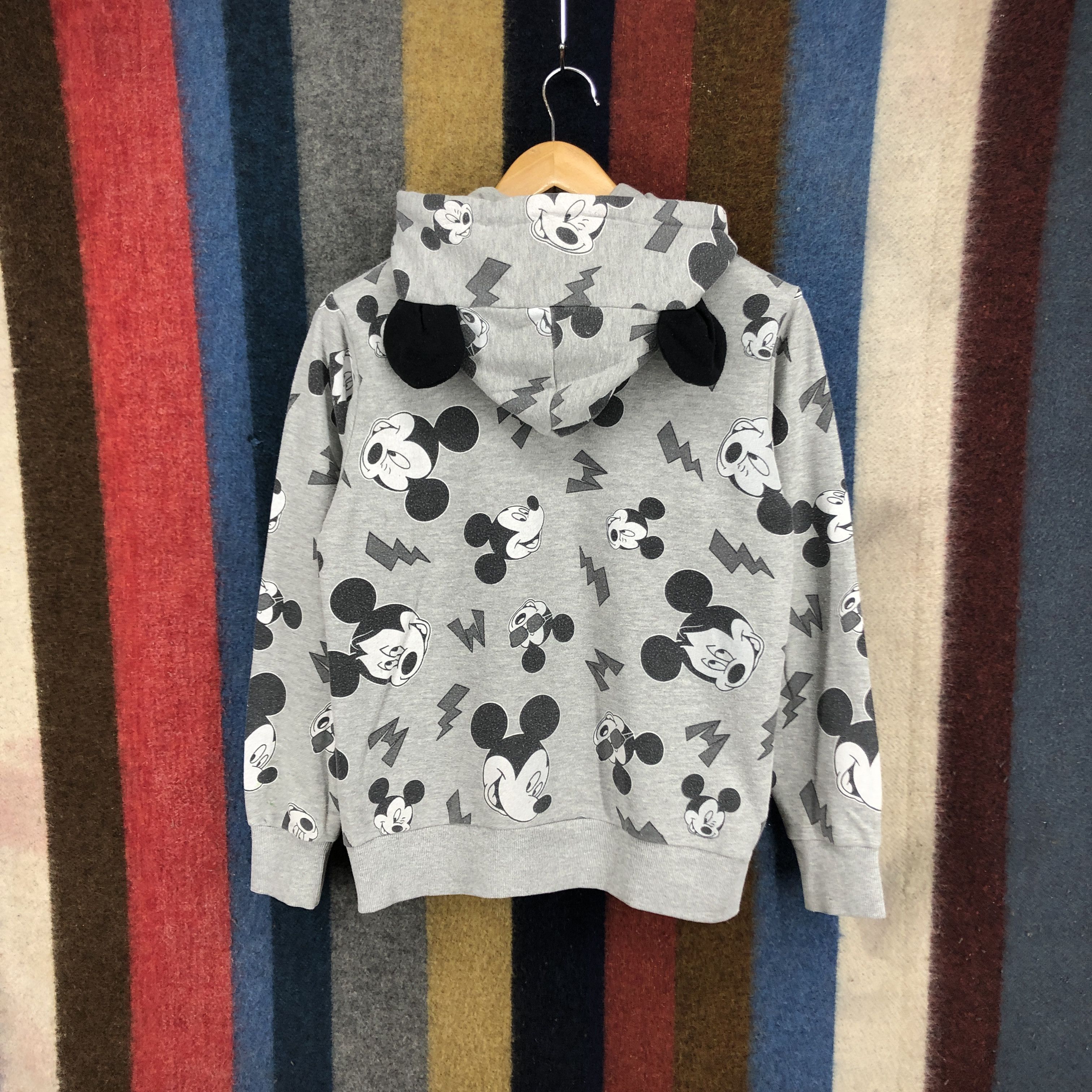 Disney MICKEY MOUSE Women Ear Hoodie #2682-78 Size S / US 4 / IT 40 - 10 Thumbnail