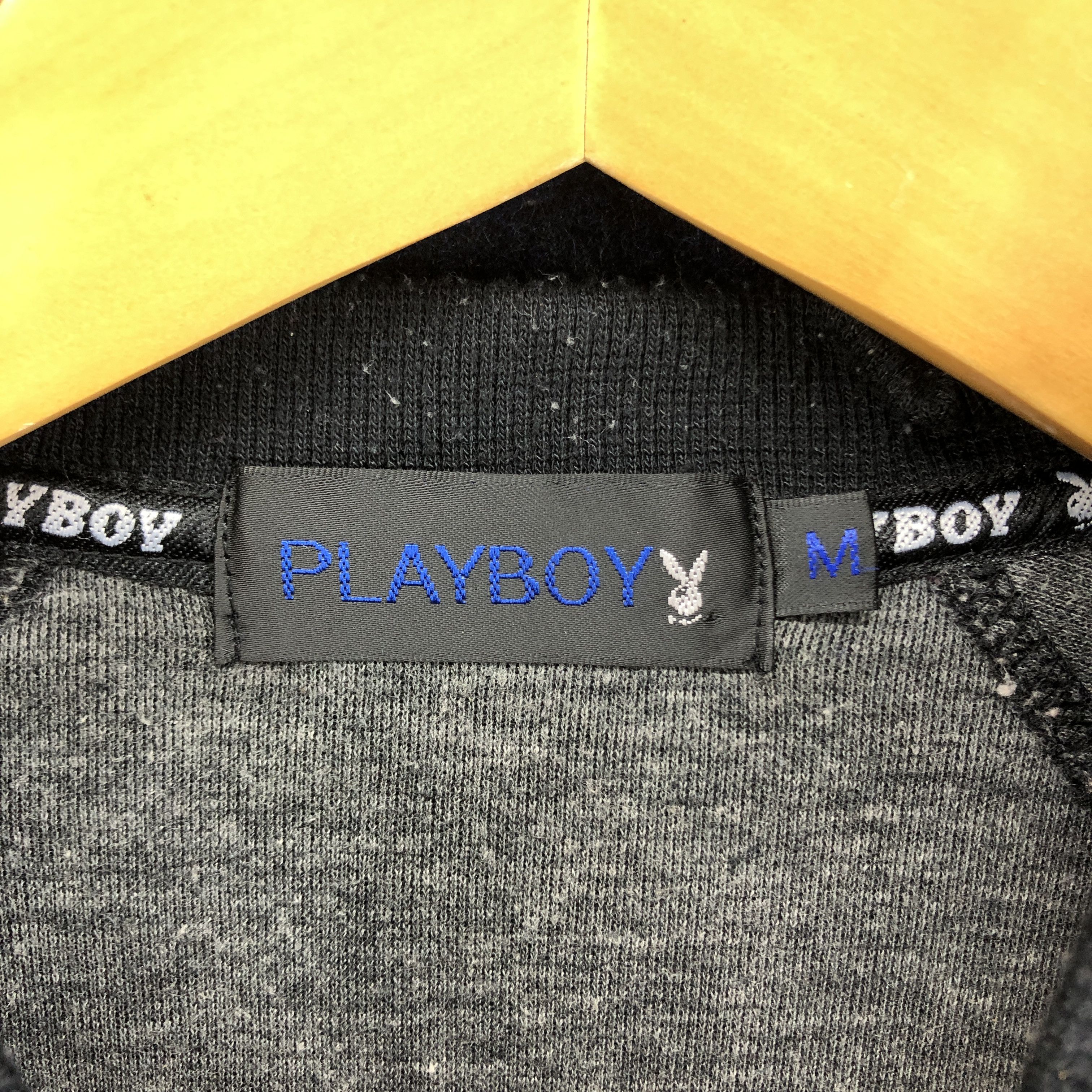 Playboy PLAYBOY Short Sleeve Sweatshirt Side Tape #0268/L Size US S / EU 44-46 / 1 - 7 Thumbnail