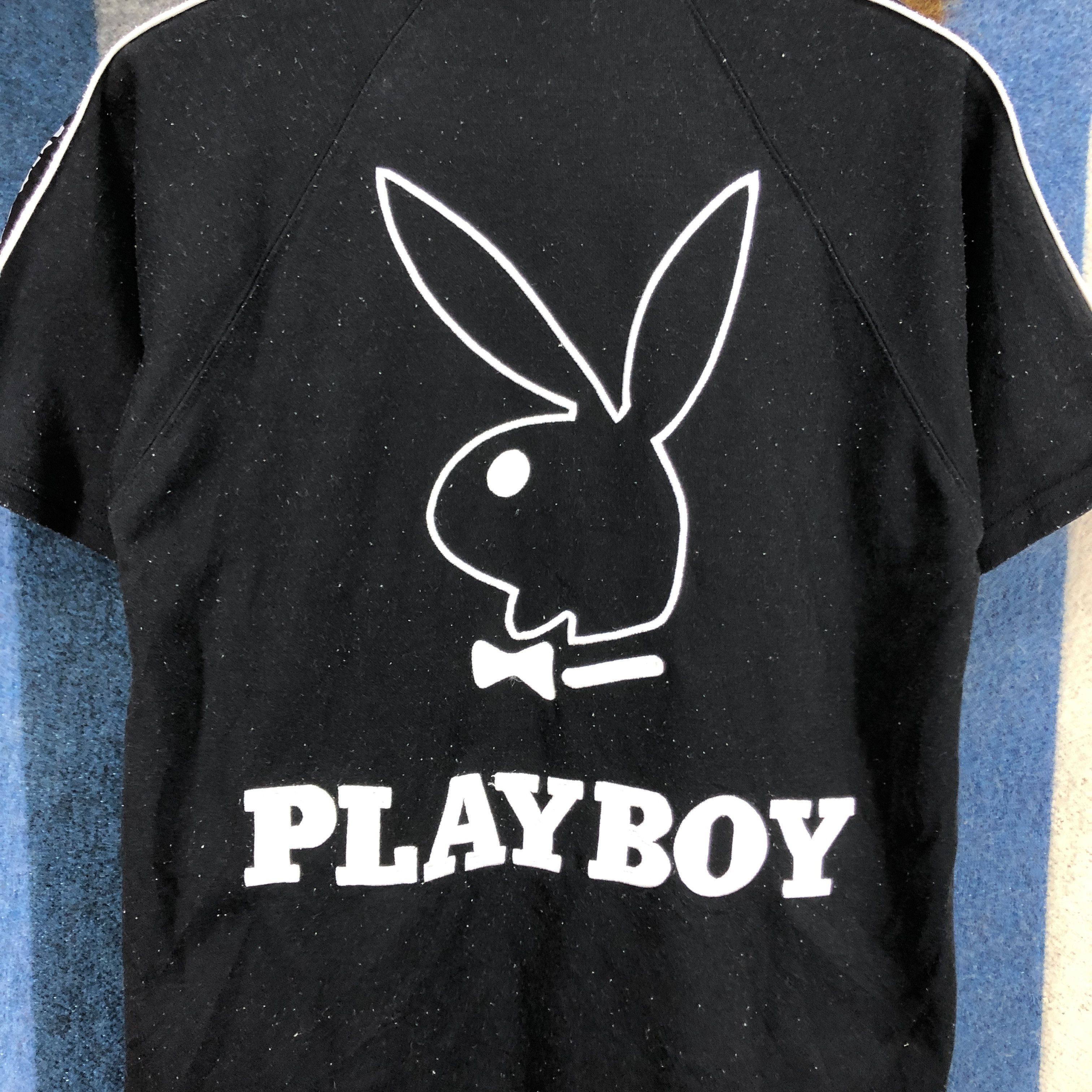 Playboy PLAYBOY Short Sleeve Sweatshirt Side Tape #0268/L Size US S / EU 44-46 / 1 - 2 Thumbnail