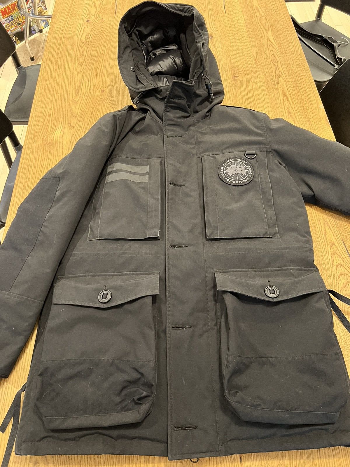Canada Goose Macculloch Parka Black Label Grey Camo Hood