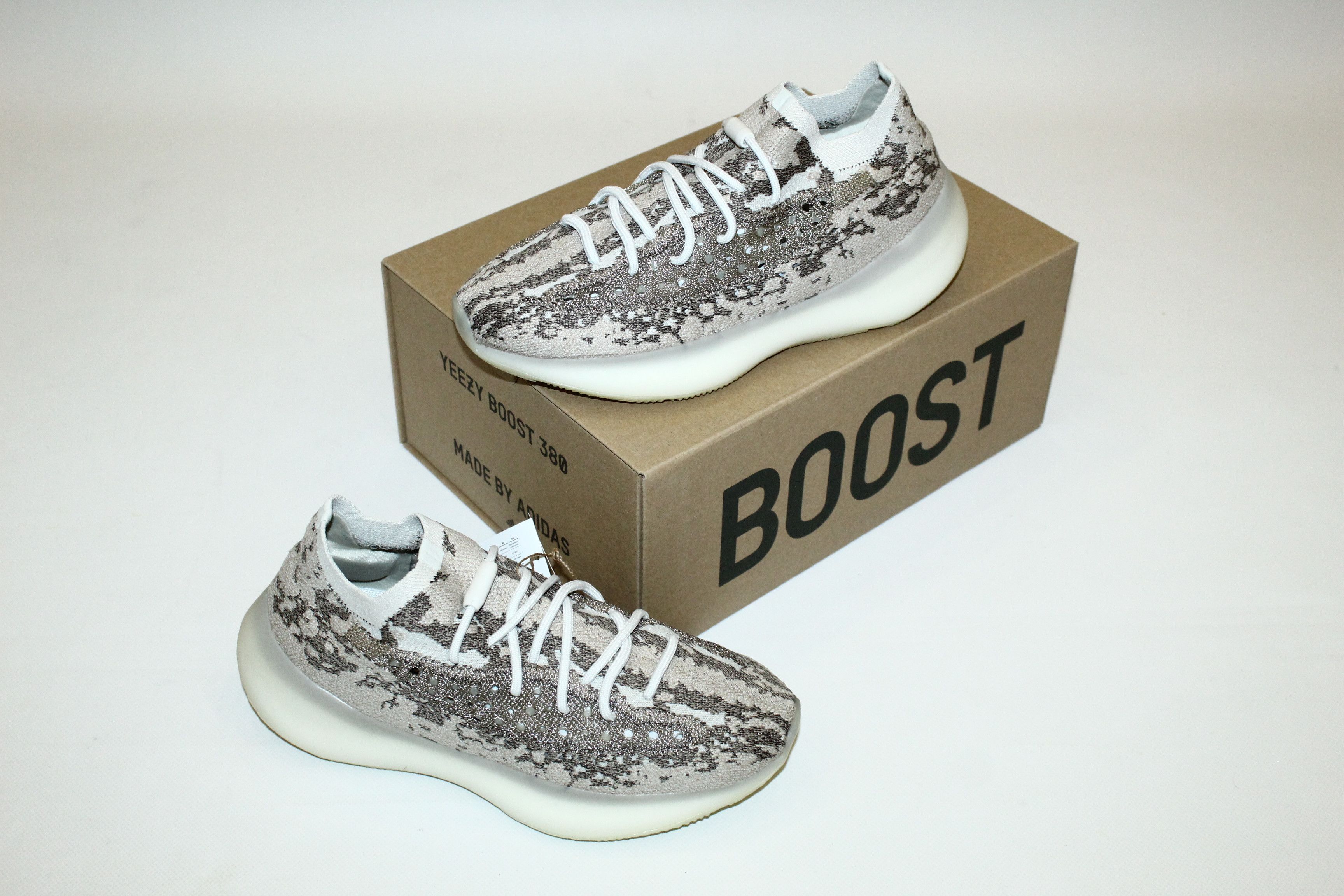 adidas gazelle silver green womens adidas Yeezy Boost 380 'Onyx' (Reflective) (2020) main image 1