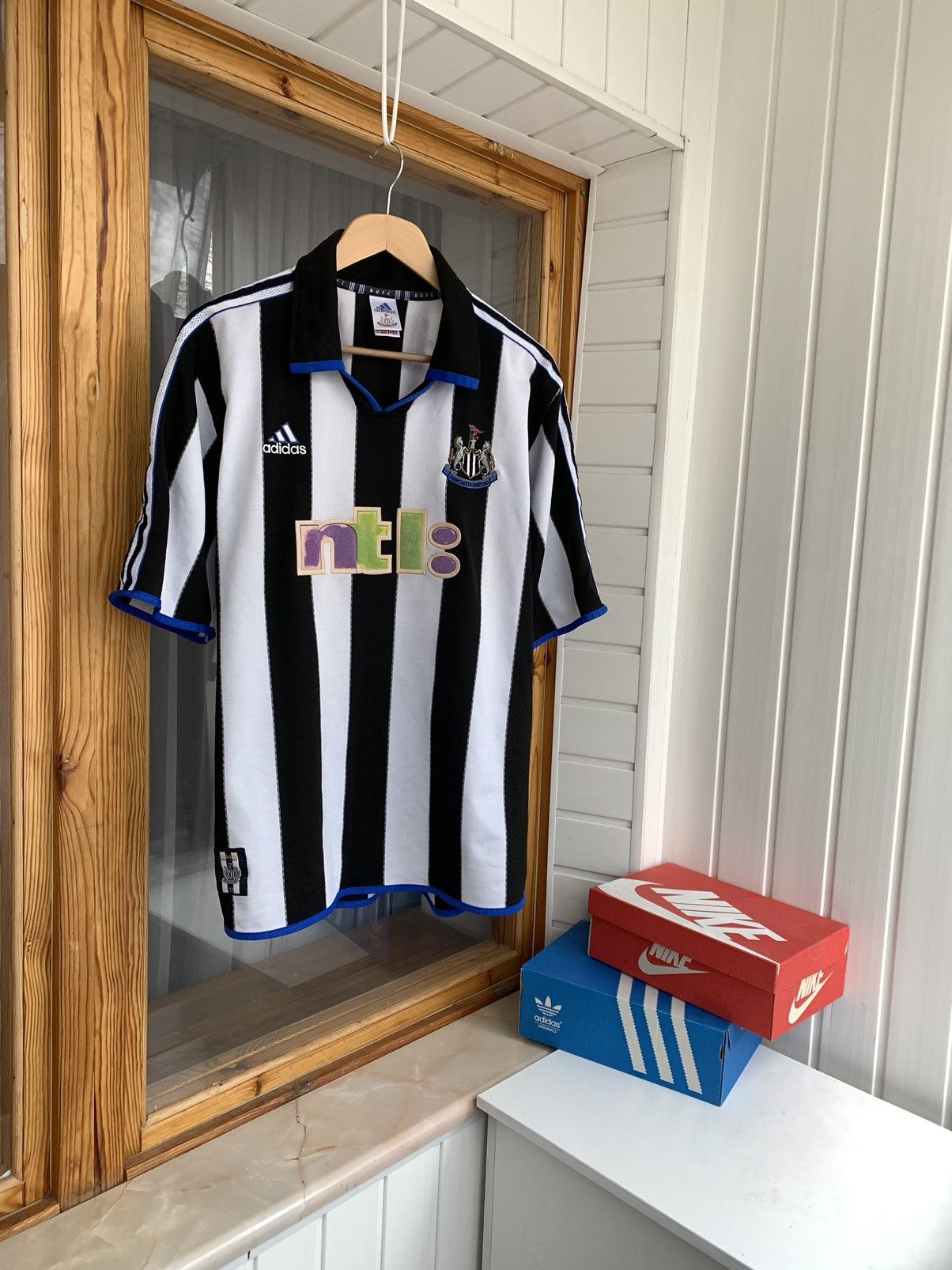 Adidas Newcastle United Vintage Jersey SHEARER 9 Size XL