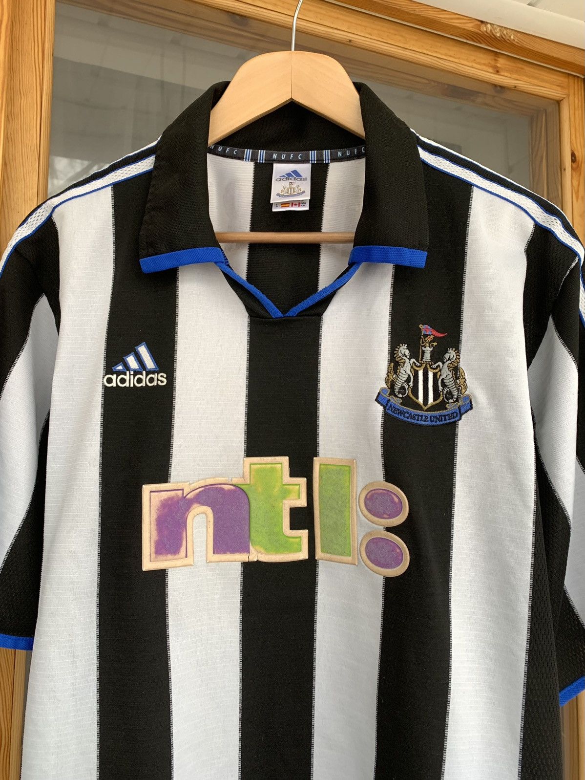Vintage Adidas Newcastle United Vintage Jersey SHEARER 9 Size XL Size US XL / EU 56 / 4 - 3 Thumbnail