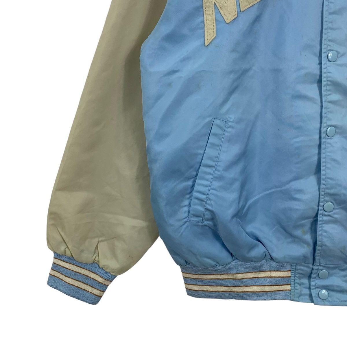 Japanese Brand × Vintage Vintage Jungle Storm Varsity Snap Button Jacket Size US L / EU 52-54 / 3 - 3 Thumbnail