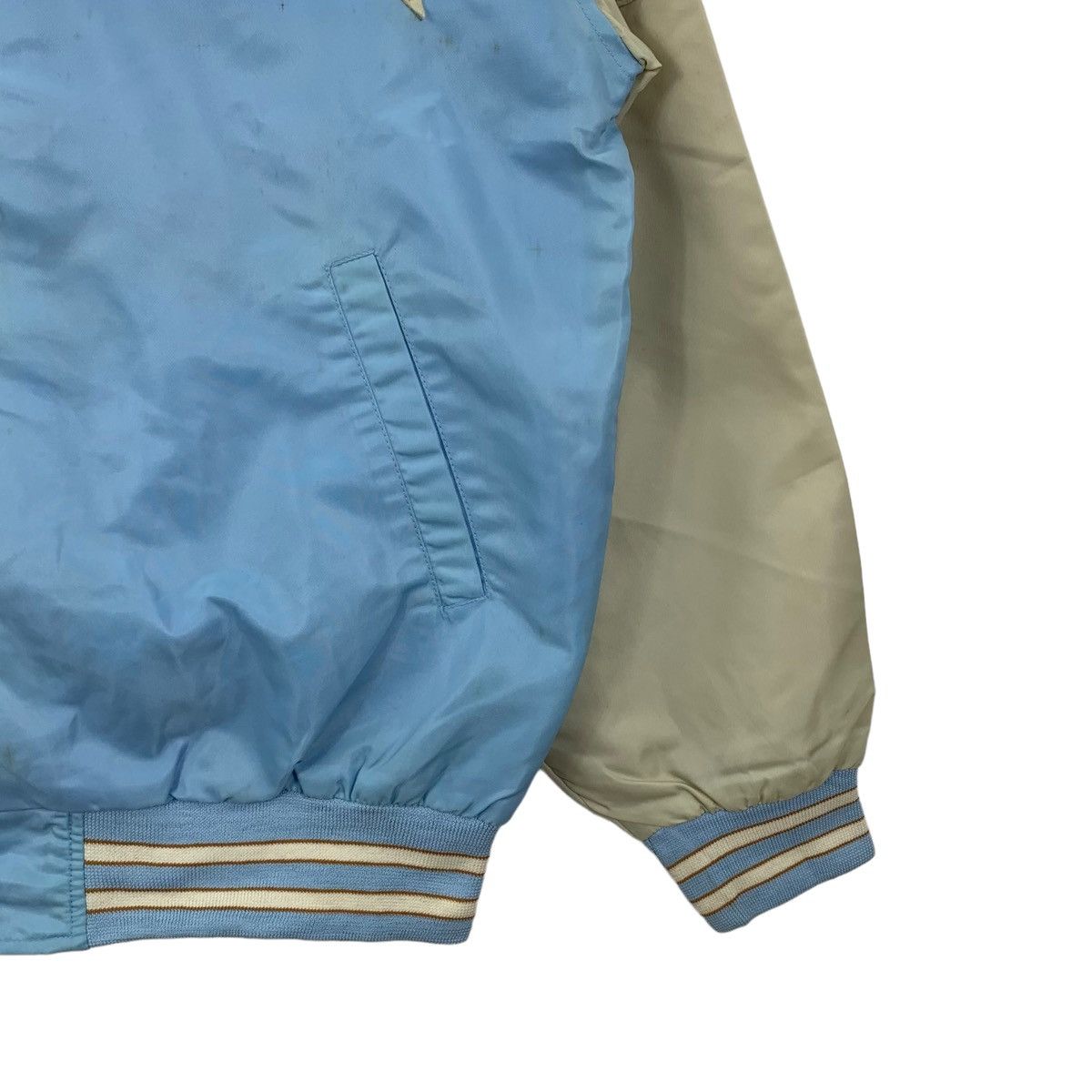 Japanese Brand × Vintage Vintage Jungle Storm Varsity Snap Button Jacket Size US L / EU 52-54 / 3 - 4 Thumbnail