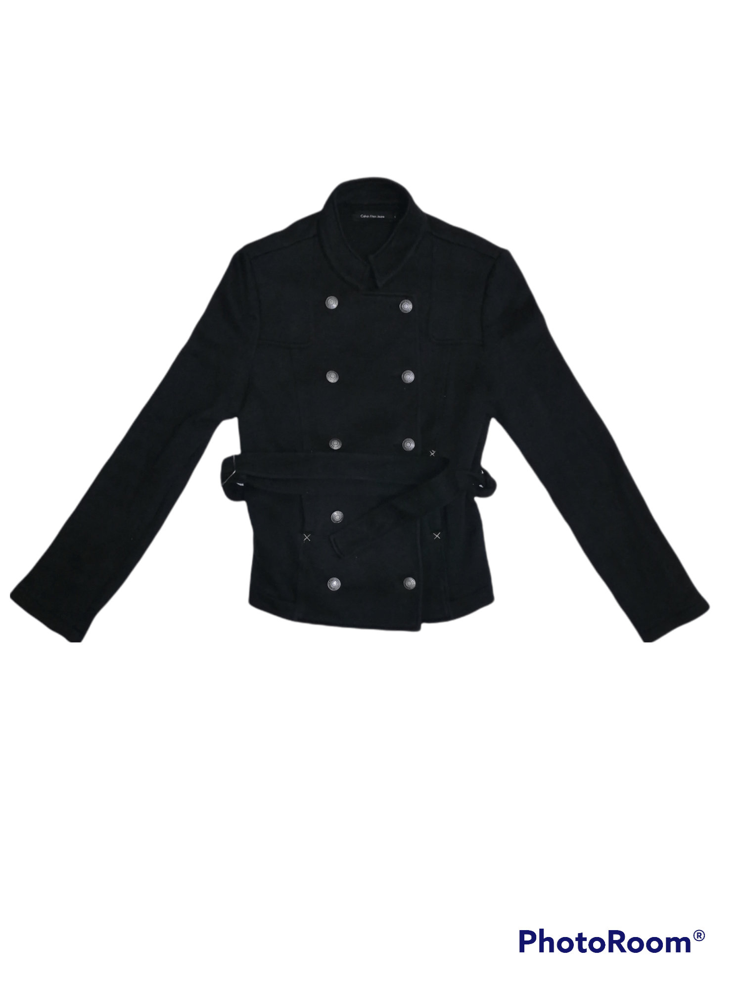 image of Avant Garde x Calvin Klein Fashionist Calvin Klein Jeans Cotton Jacket in Black, Women's (Size Larg