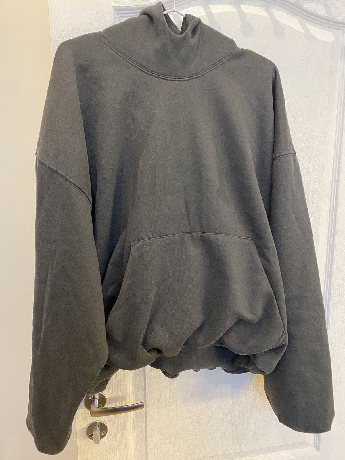 image of Balenciaga x Gap Yeezy Gap Dove Hoodie in Black, Men's (Size XS)