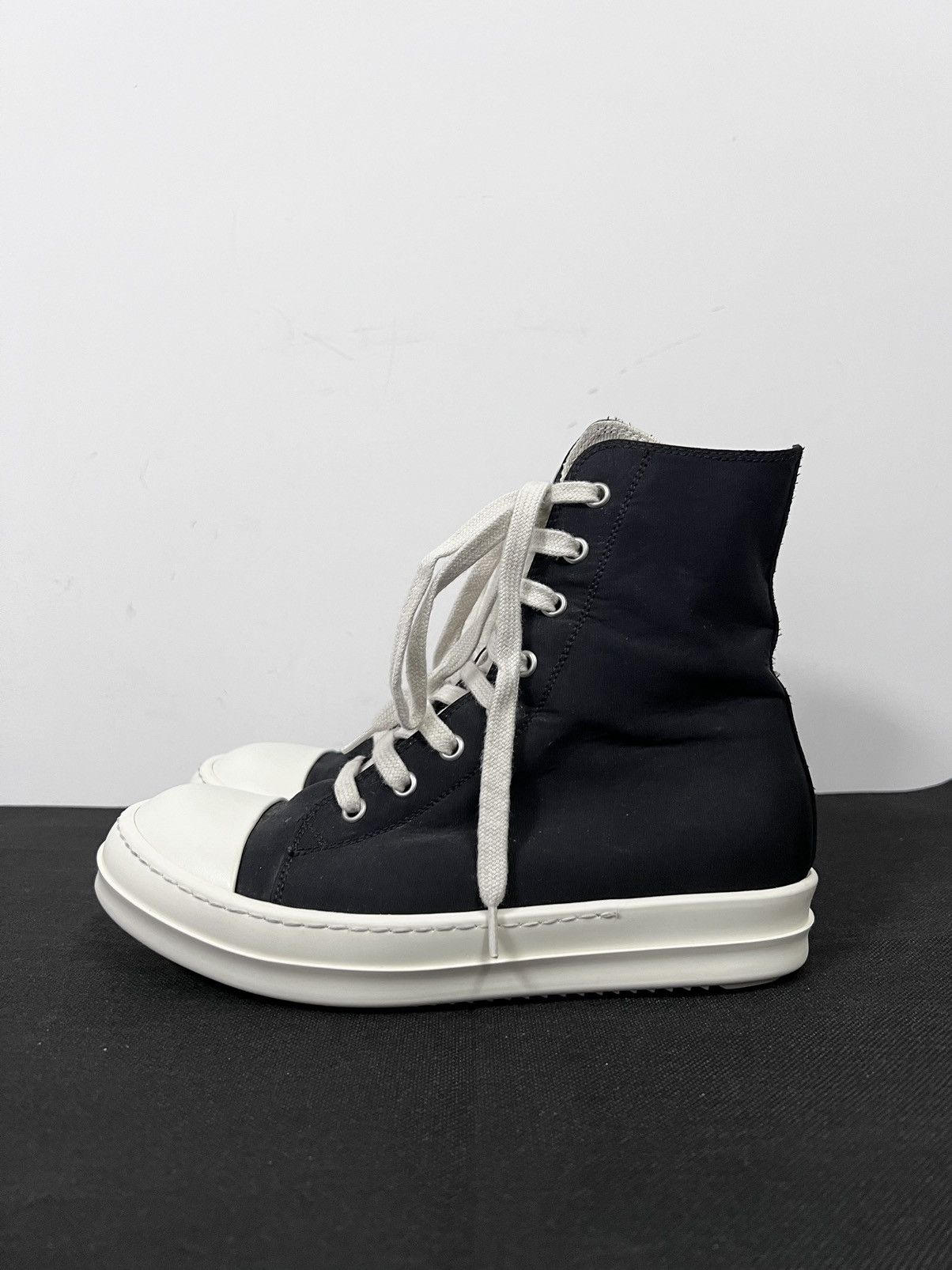 Rick Owens Drkshdw Rick owens ramones drkshdw high top sneakers sz37.5 Size US 7.5 / IT 37.5 - 2 Thumbnail