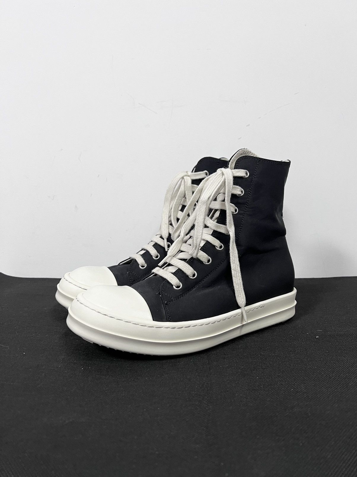 Rick Owens Drkshdw Rick owens ramones drkshdw high top sneakers sz37.5 Size US 7.5 / IT 37.5 - 1 Thumbnail