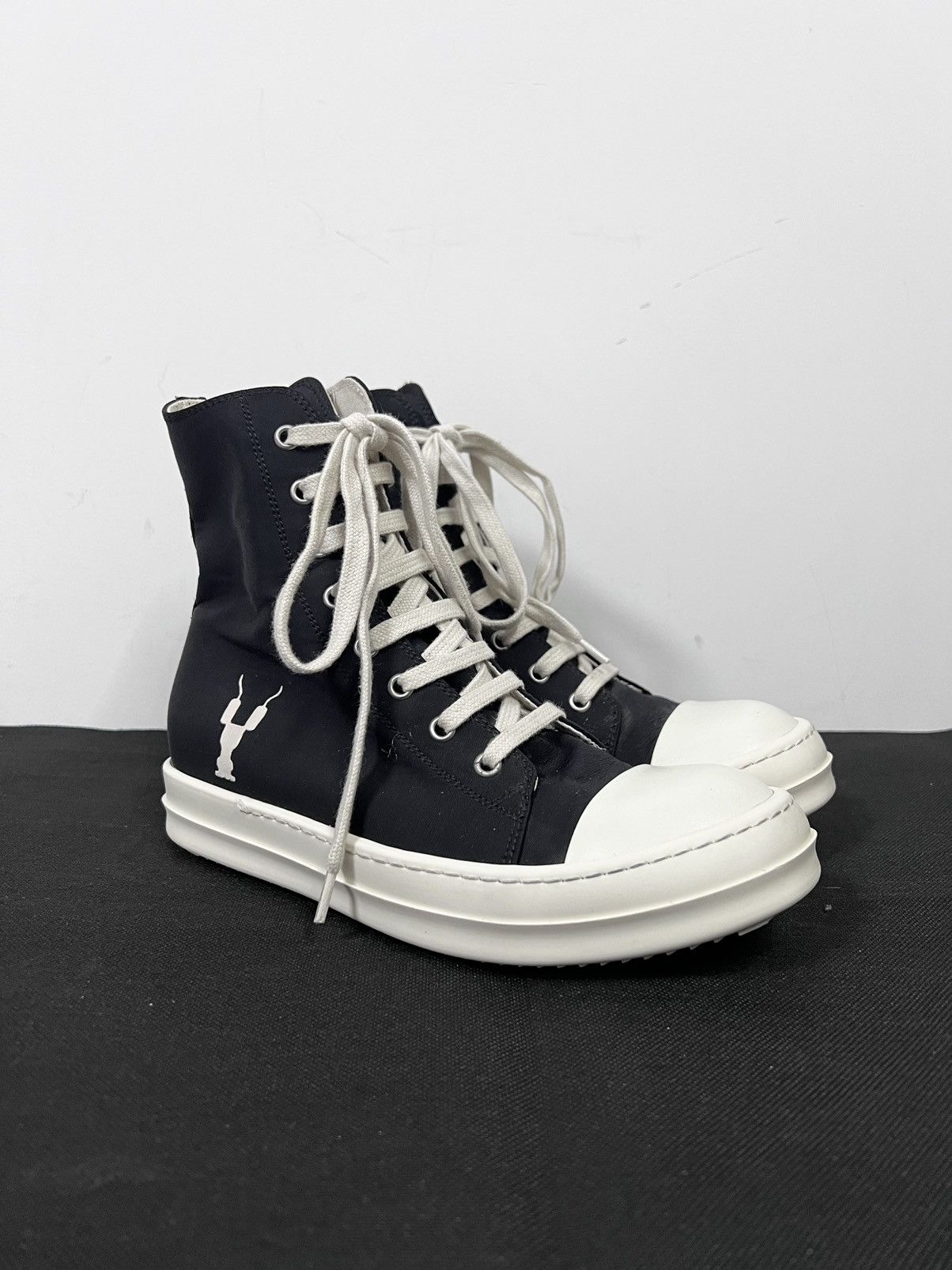 Rick Owens Drkshdw Rick owens ramones drkshdw high top sneakers sz37.5 Size US 7.5 / IT 37.5 - 5 Thumbnail