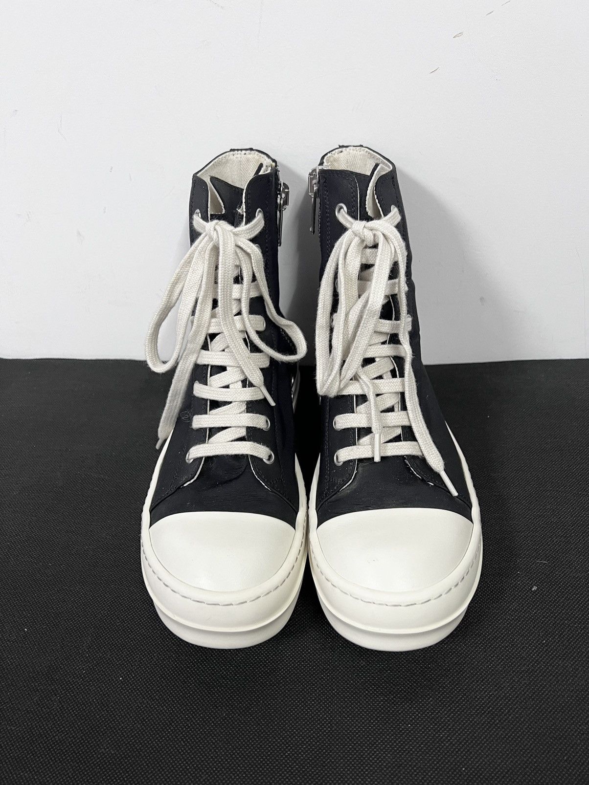 Rick Owens Drkshdw Rick owens ramones drkshdw high top sneakers sz37.5 Size US 7.5 / IT 37.5 - 3 Thumbnail