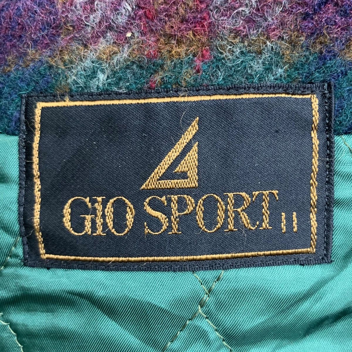 Designer × Vintage Vintage Gio Sport Tartan Plaid Wool Zipper Jacket Size US L / EU 52-54 / 3 - 6 Thumbnail