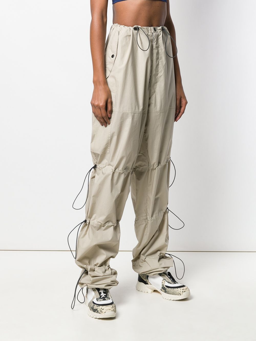 Ben Taverniti Unravel Project Unravel Project Drawstring Utility Trousers Size 25" / US 0 / IT 36 - 1 Thumbnail
