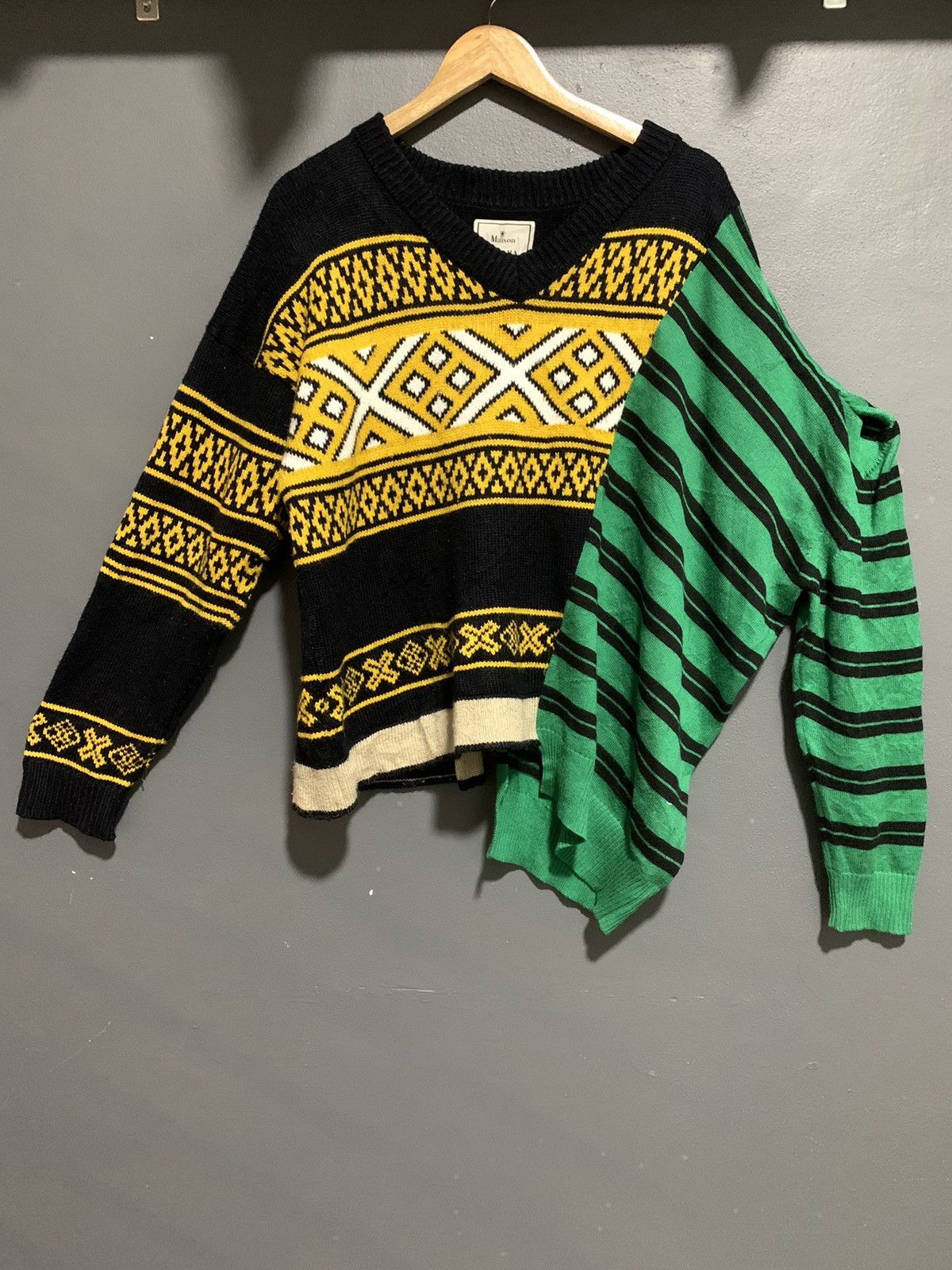 Japanese Brand MAISON MIHARA YASUHIRO REBUILD KNIT MOHAIR Size US L / EU 52-54 / 3 - 1 Thumbnail