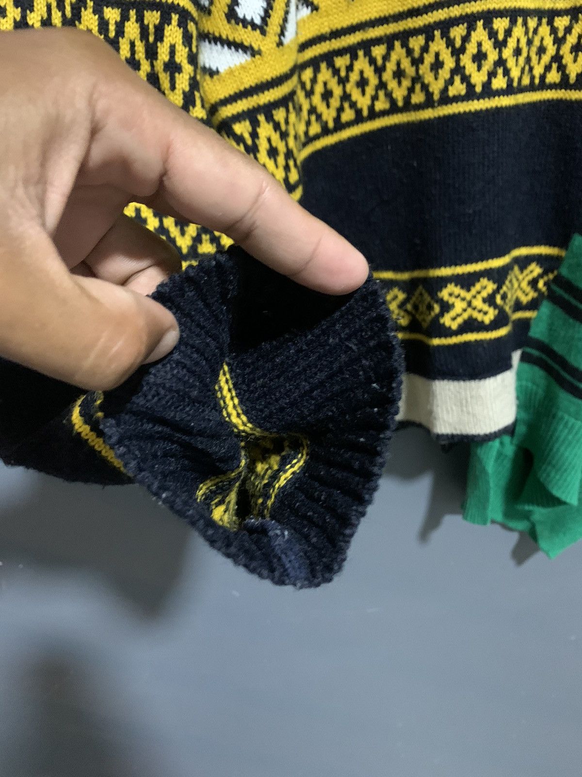 Japanese Brand MAISON MIHARA YASUHIRO REBUILD KNIT MOHAIR Size US L / EU 52-54 / 3 - 5 Thumbnail