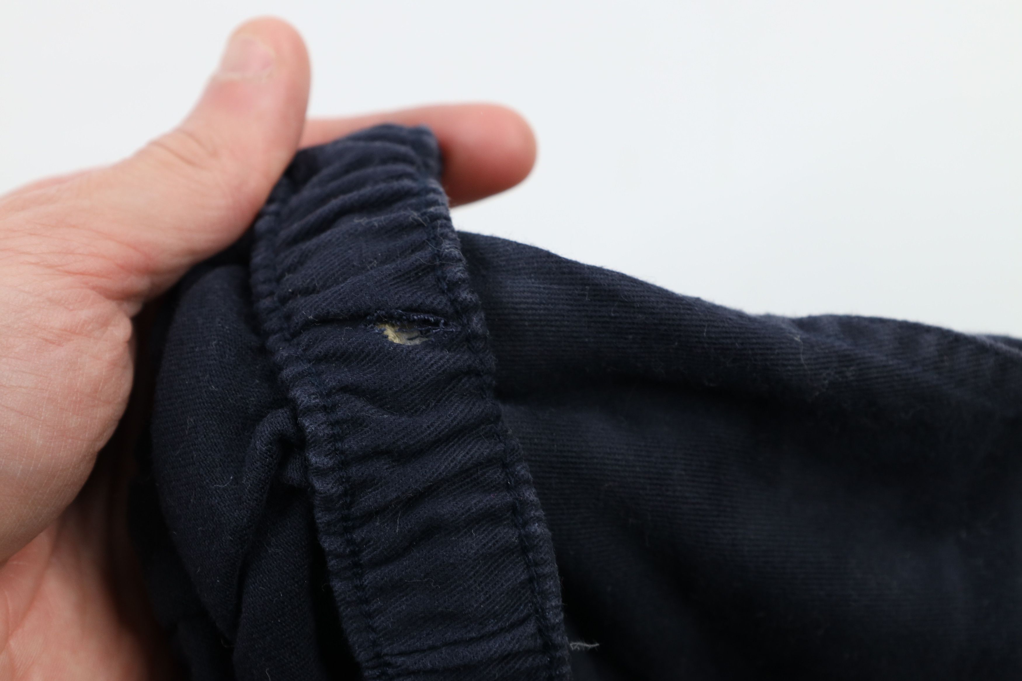 Ralph Lauren × Vintage Vintage 90s Ralph Lauren Above Knee Cotton Dad Shorts Blue Size US 32 / EU 48 - 7 Thumbnail
