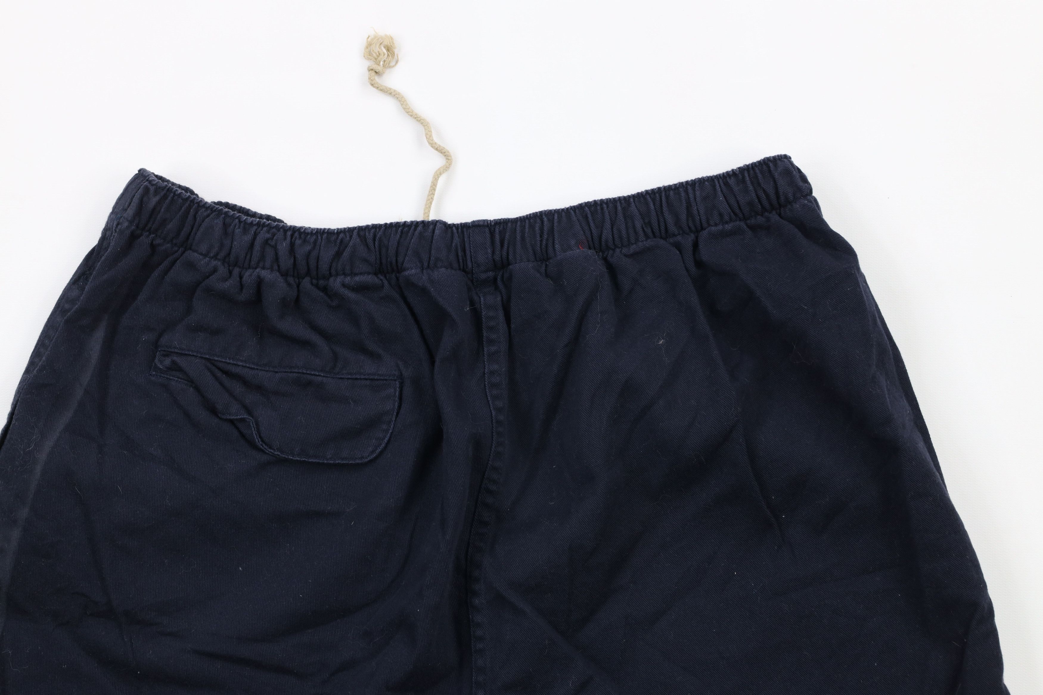 Ralph Lauren × Vintage Vintage 90s Ralph Lauren Above Knee Cotton Dad Shorts Blue Size US 32 / EU 48 - 9 Thumbnail