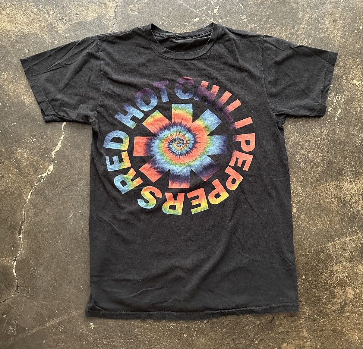 Vintage Red Hot Chili Peppers Tie Dye Band Tee