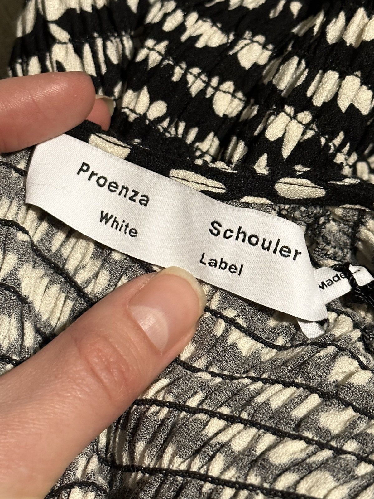 Proenza Schouler Proenza Schouler White Label Printed Smocked Top Size XS / US 0-2 / IT 36-38 - 8 Thumbnail