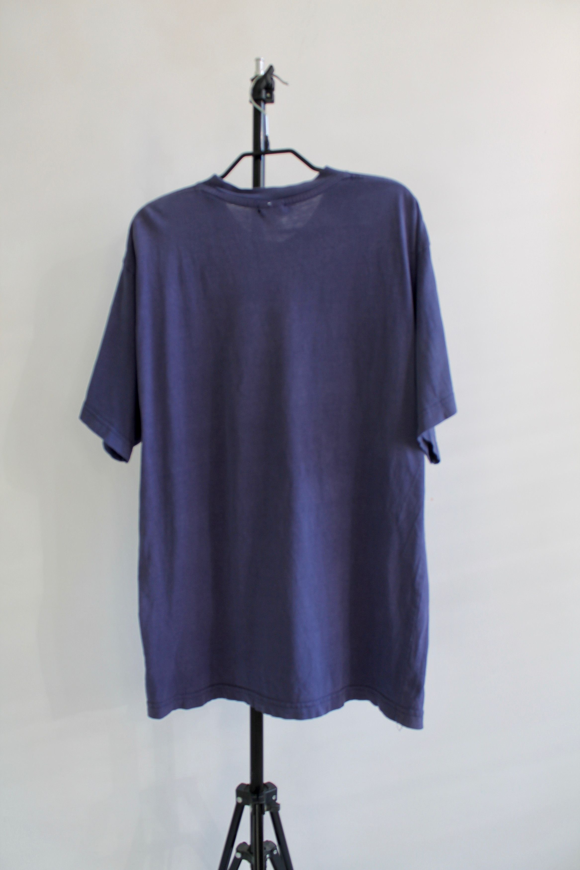 Nike 90's NIKE swoosh Vintage Trashed worn t shirt Tee Faded Blue Size US M / EU 48-50 / 2 - 6 Thumbnail