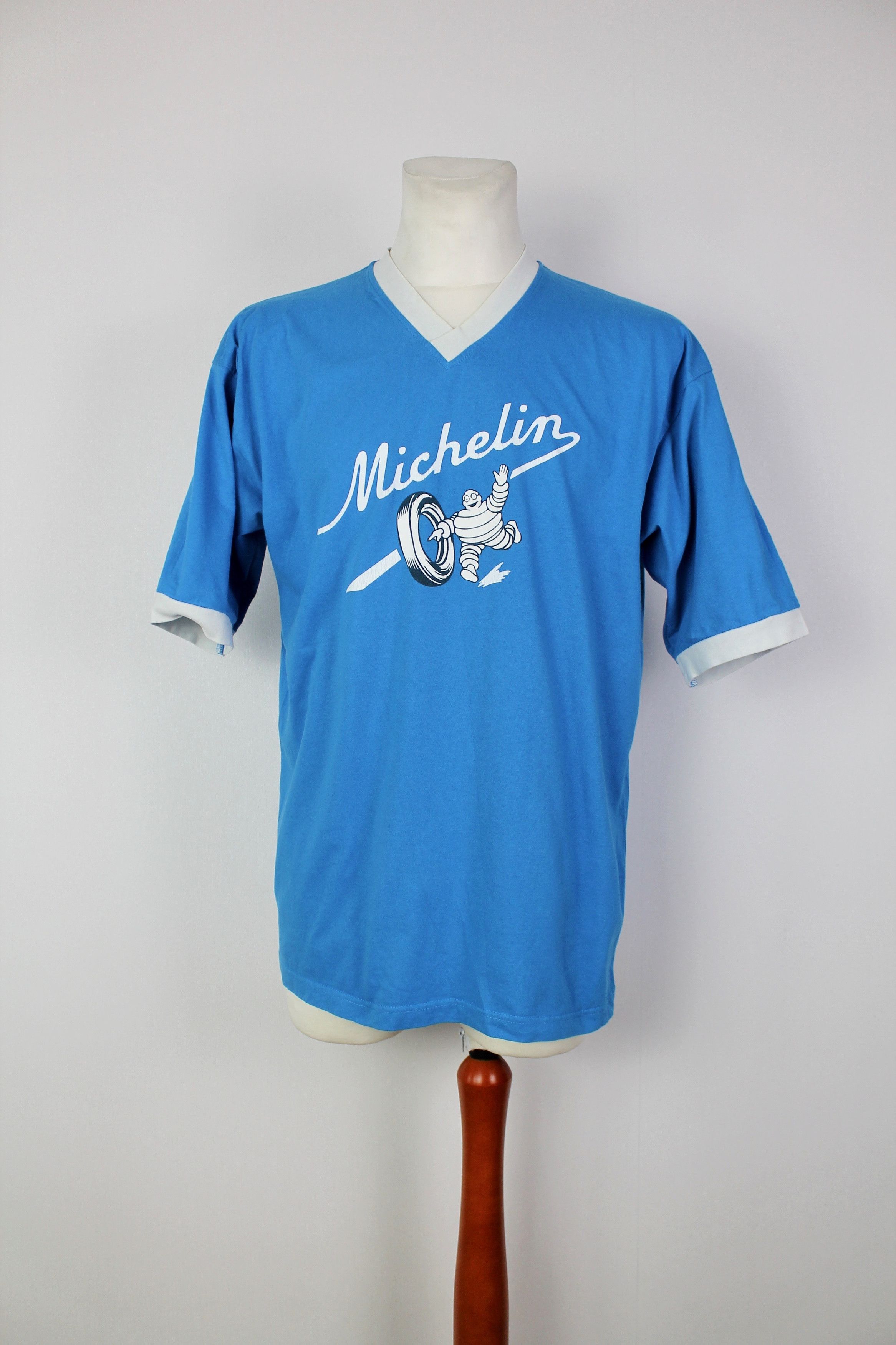 Vintage VINTAGE! 2003 Michelin Racing T-shirt Bibendum Collection Size US XL / EU 56 / 4 - 2 Thumbnail