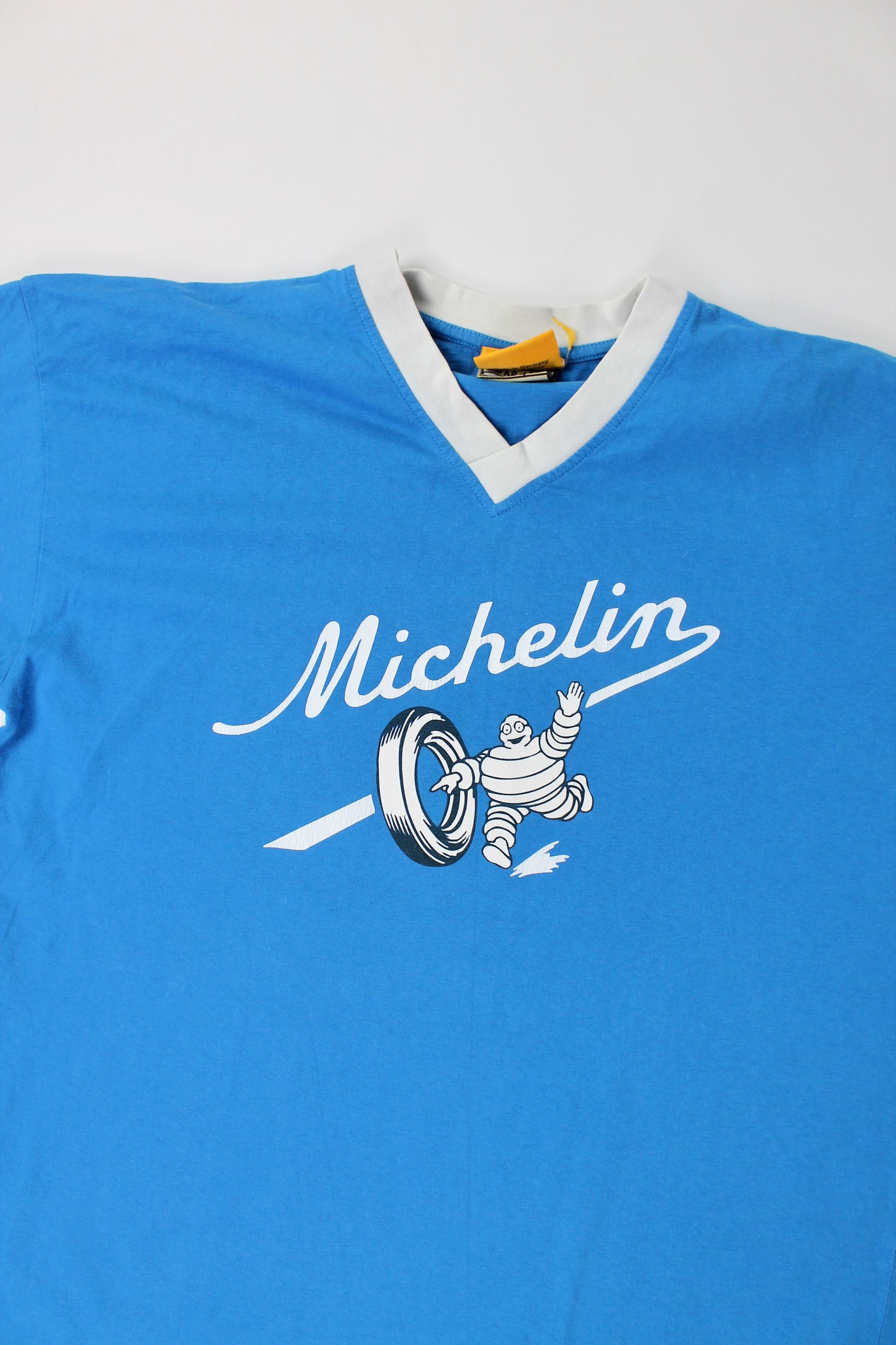 Vintage VINTAGE! 2003 Michelin Racing T-shirt Bibendum Collection Size US XL / EU 56 / 4 - 8 Thumbnail