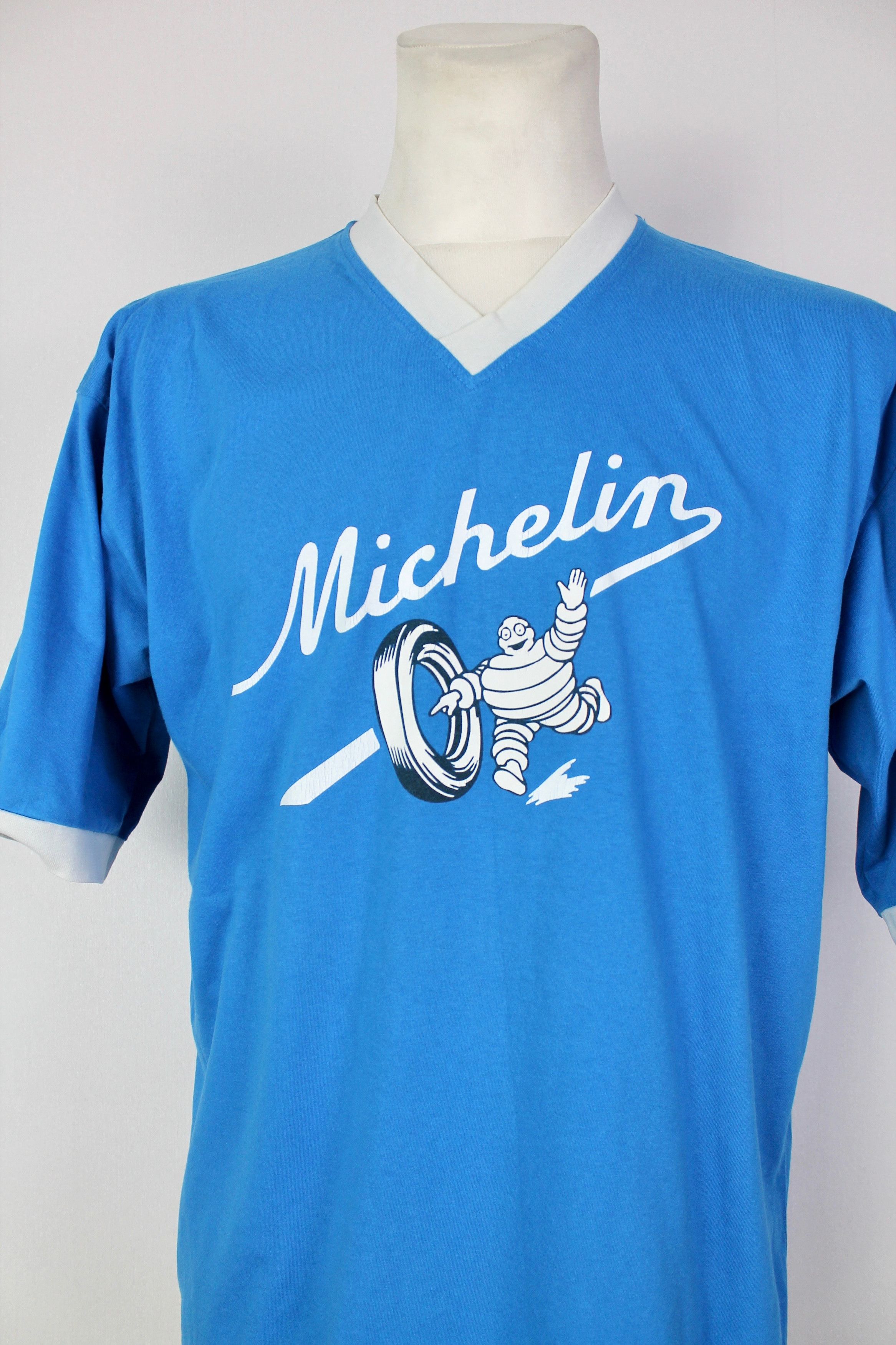 Vintage VINTAGE! 2003 Michelin Racing T-shirt Bibendum Collection Size US XL / EU 56 / 4 - 1 Thumbnail