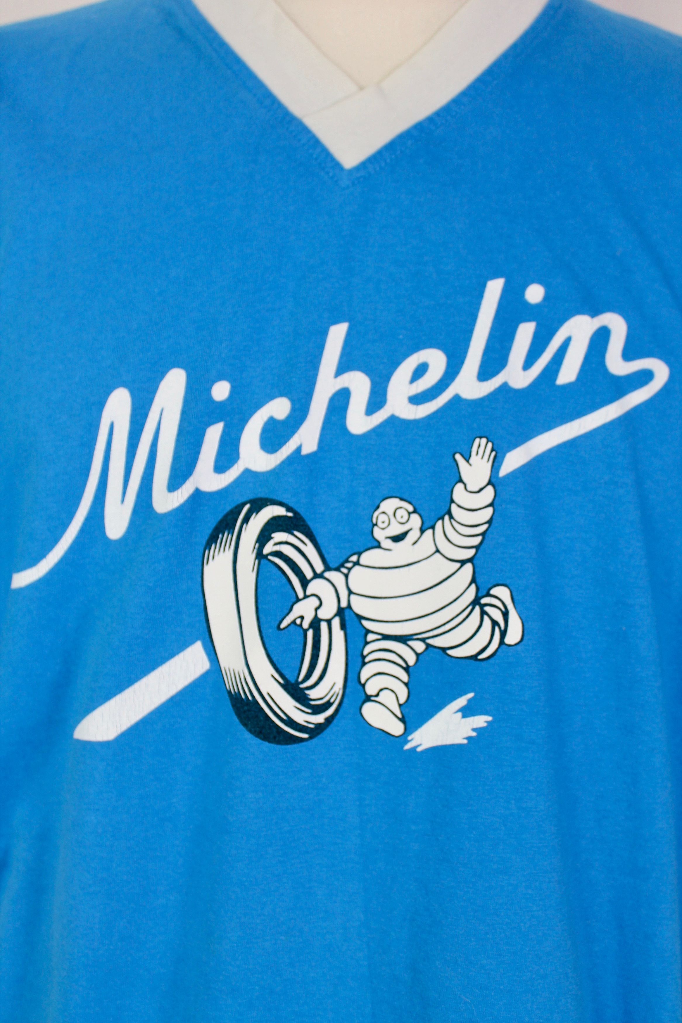 Vintage VINTAGE! 2003 Michelin Racing T-shirt Bibendum Collection Size US XL / EU 56 / 4 - 4 Thumbnail