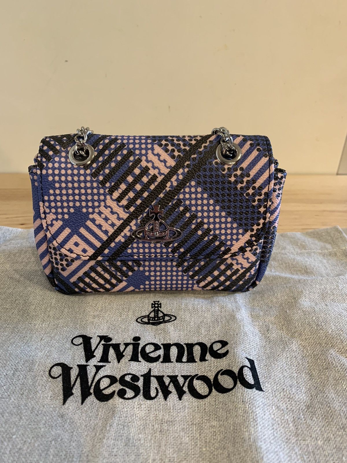 Vivienne Westwood Yasmine Saffiano Biogreen Mini Bag