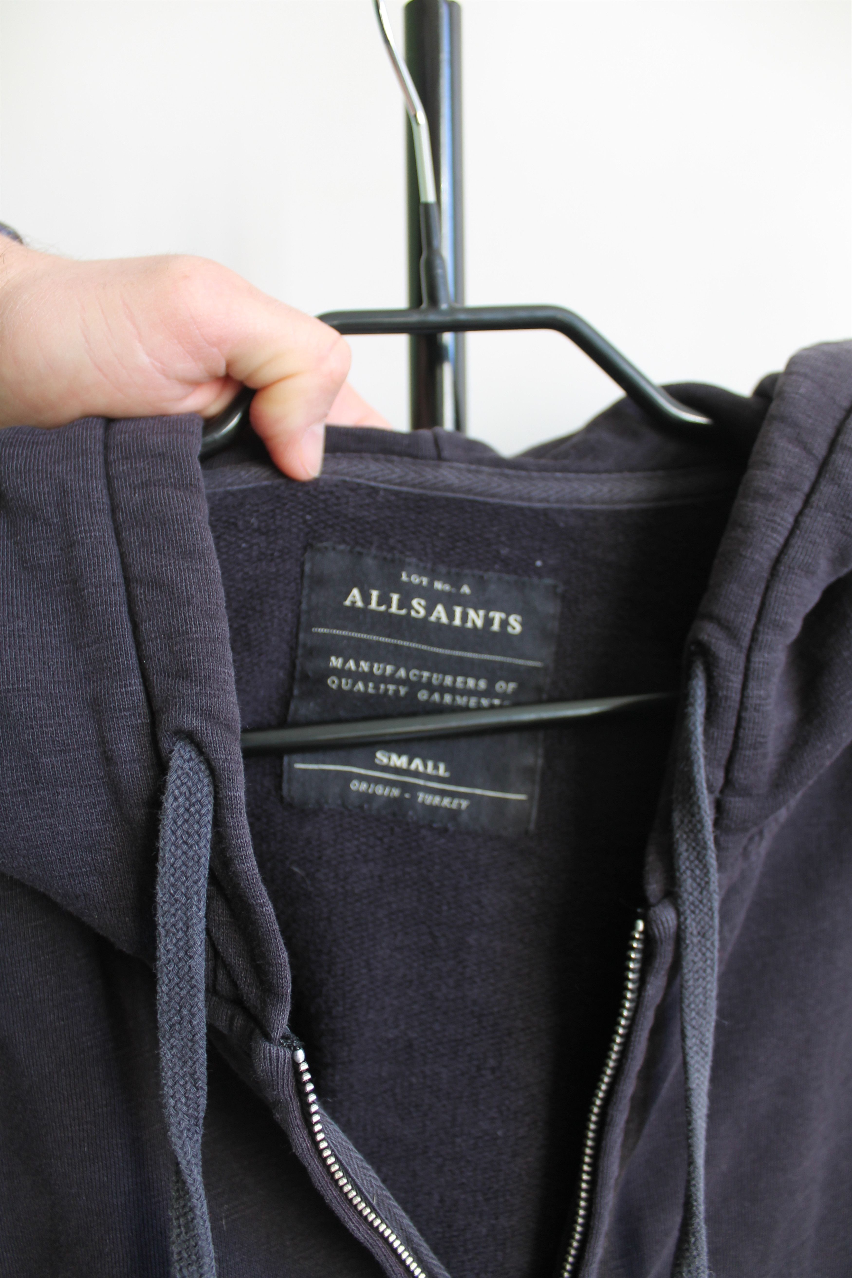 Allsaints Allsaints WIlde Hoodie Small Cotton Navy Size US S / EU 44-46 / 1 - 5 Thumbnail