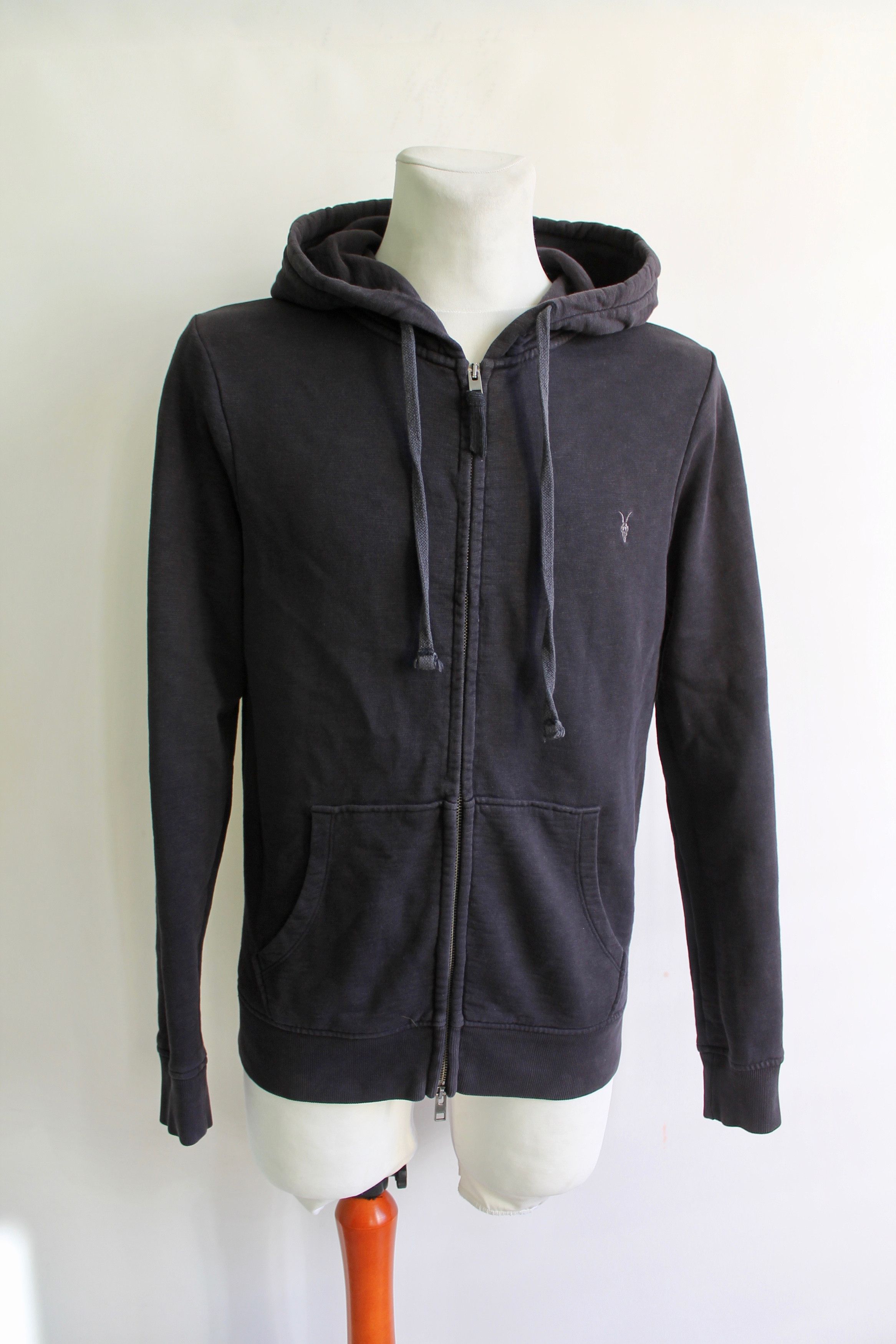 Allsaints Allsaints WIlde Hoodie Small Cotton Navy Size US S / EU 44-46 / 1 - 8 Thumbnail